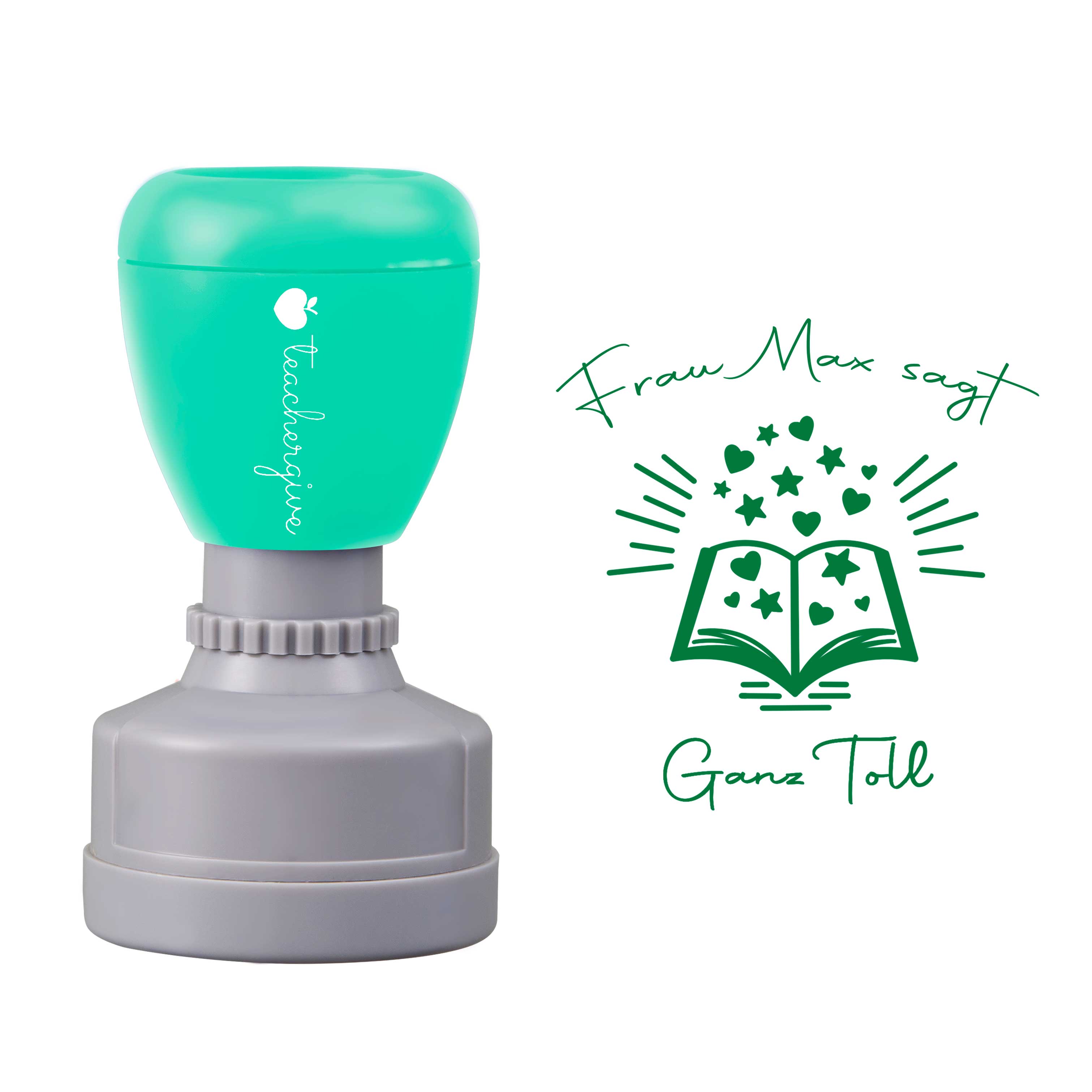 Personalisiert Sagt Ganz Toll Lehrer Stempel