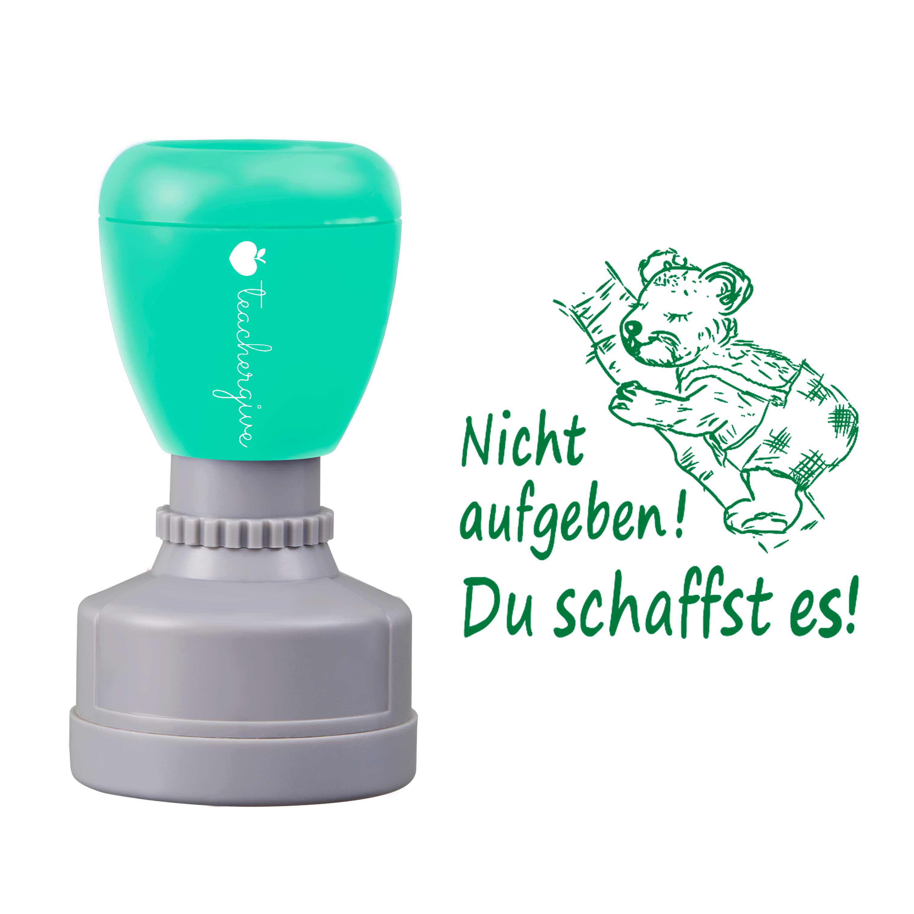 Nicht Aufgeben Du Schaffst Es Lehrer Stempel