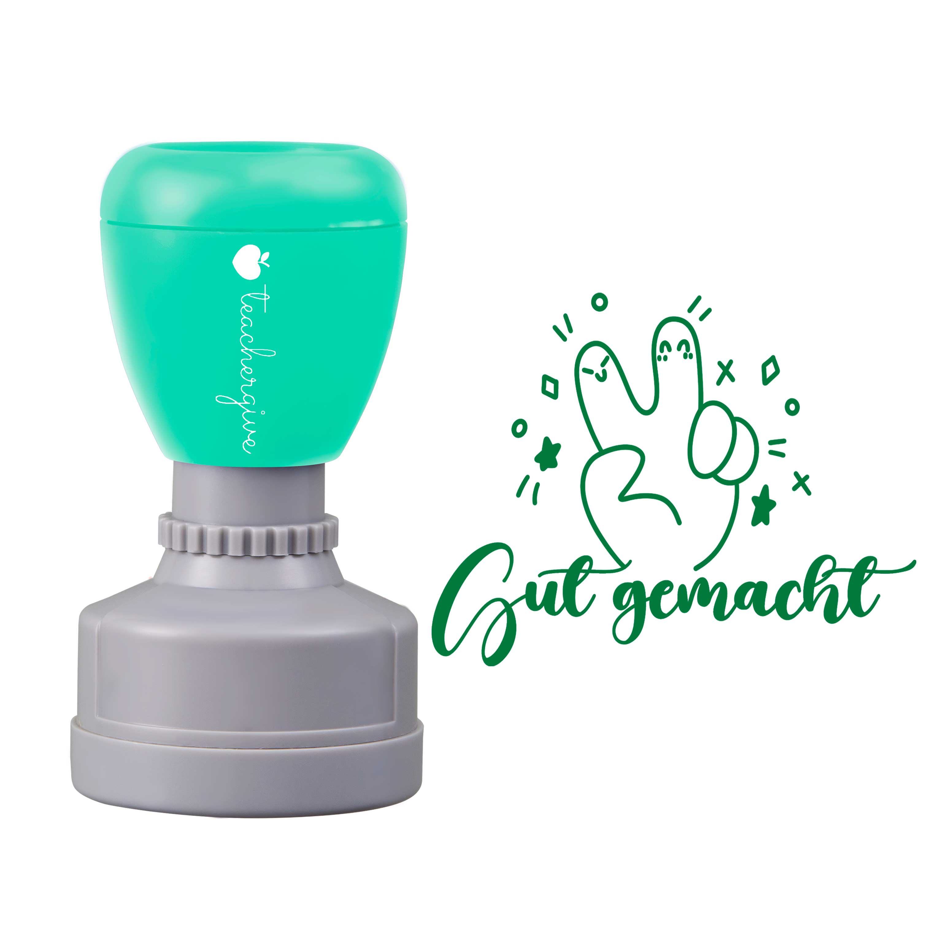 Sehr gut gemacht Lehrer Stempel