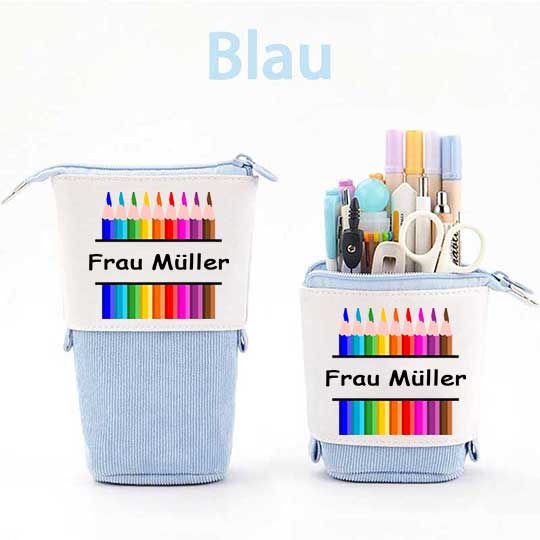 Personalisiert Name Bunt Stifte Federmäppchen Mäppchen