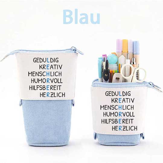 Geduldig Kreativ Menschlich Humorvoll Hilfsbereit Herzlich Federmäppchen Mäppchen