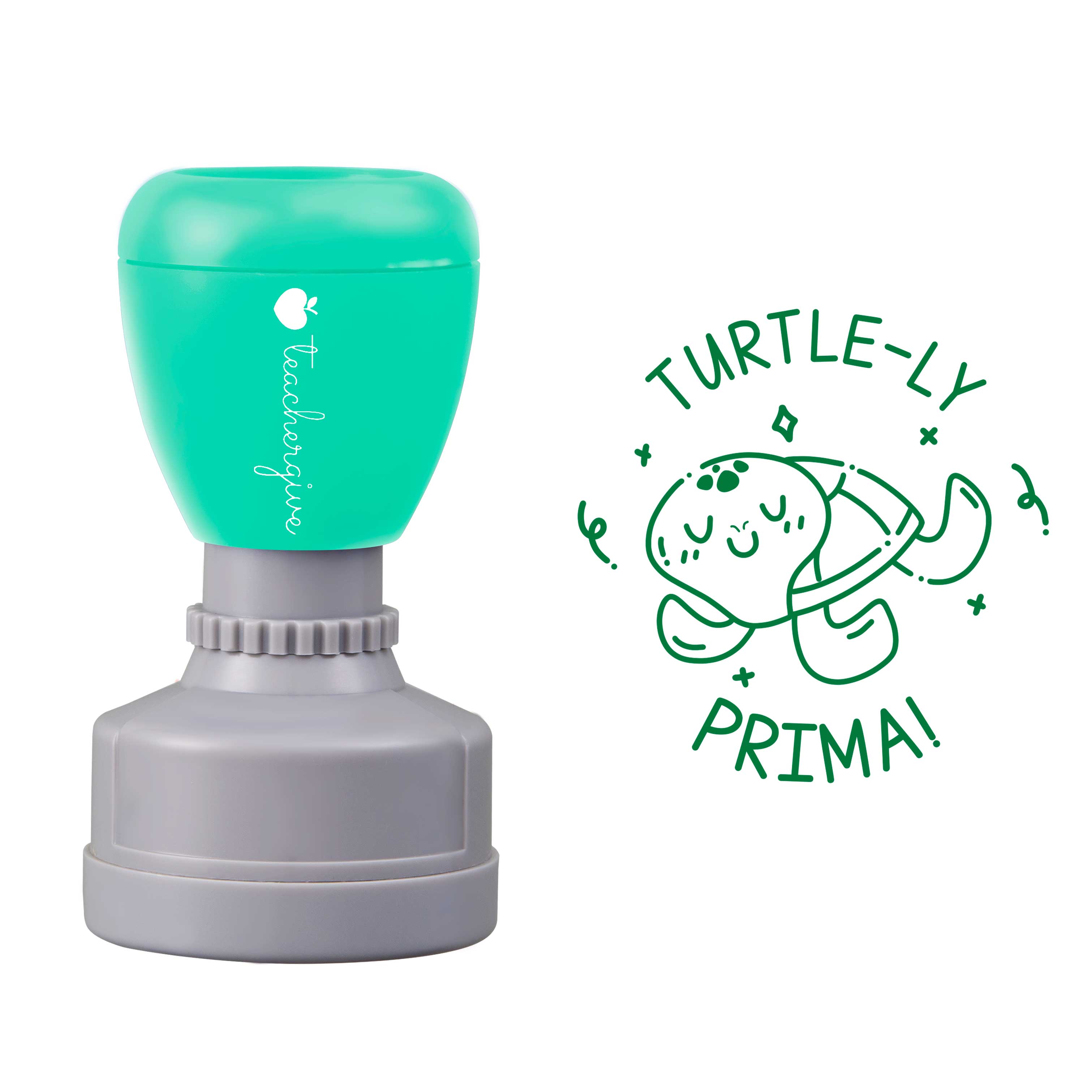 Turtlely Prima Lehrer Stempel