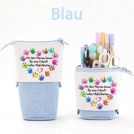 Mit dem Herzen lernen für eine Zukunft voller Möglichkeiten Federmäppchen Mäppchen