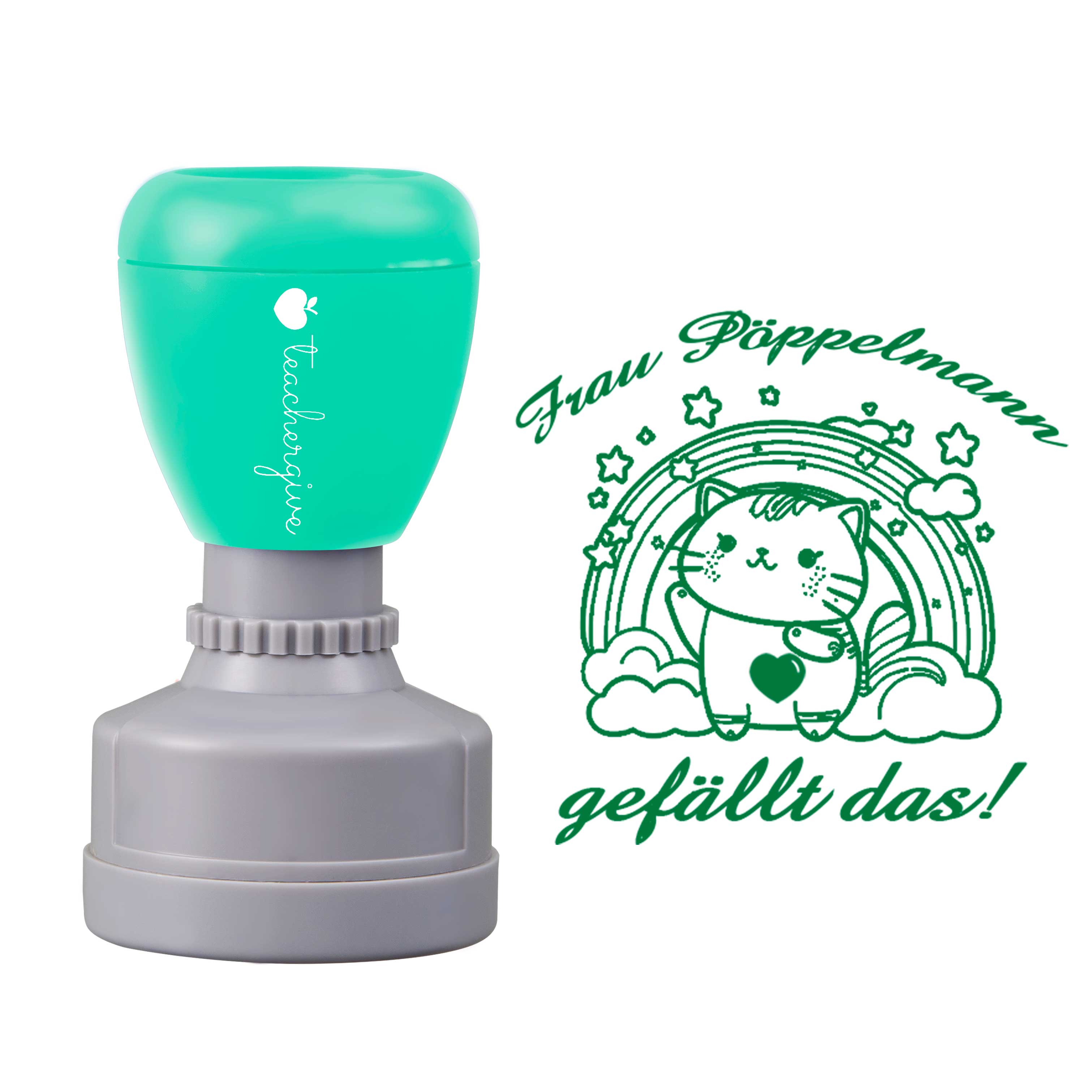 Personalisiert Name Gefällt Das Lehrer Stempel