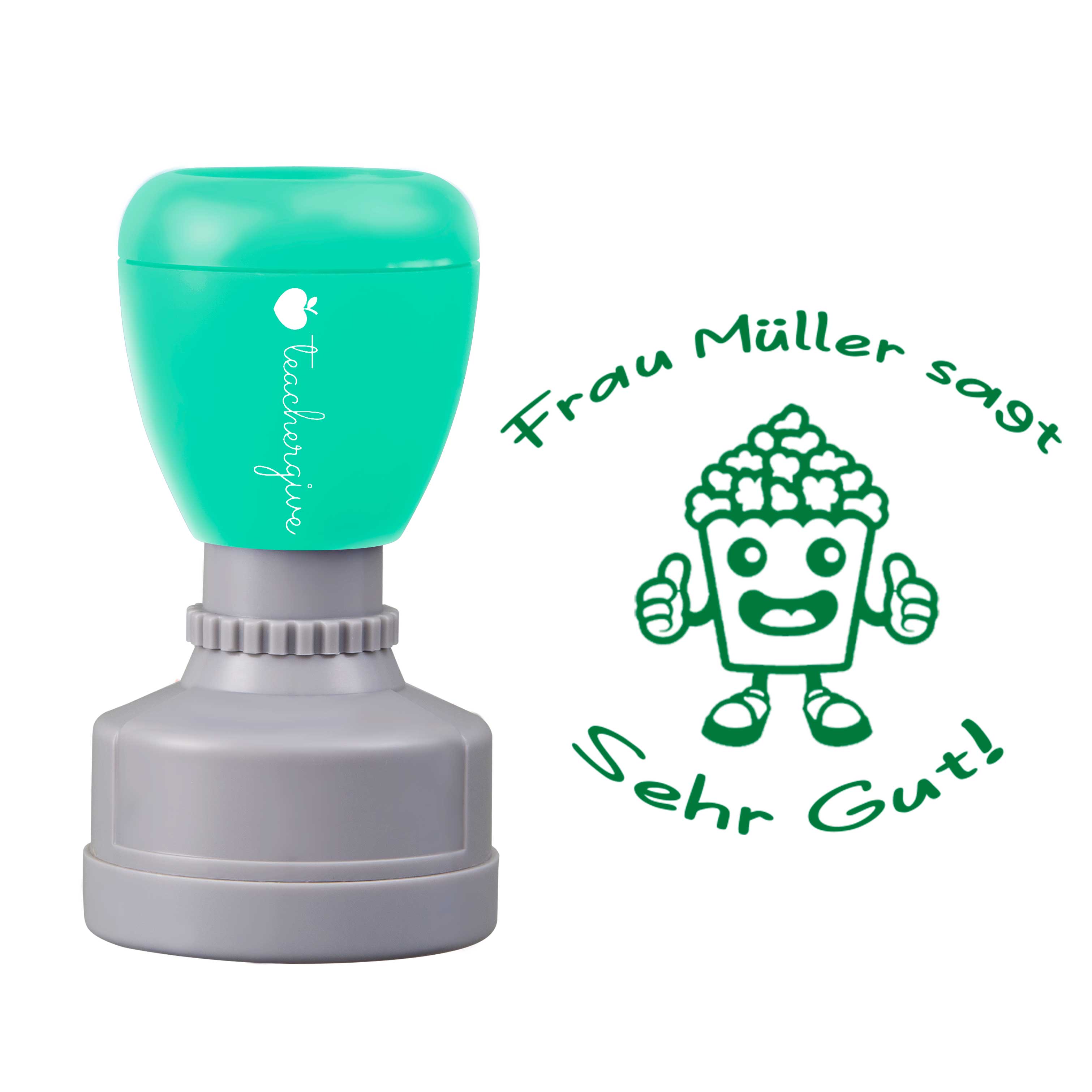 Personalisiert Name Sagt Sehr Gut Lehrer Stempel