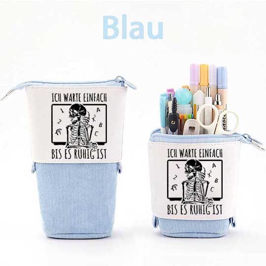 Ich warte einfach bis es ruhig ist Federmäppchen Mäppchen