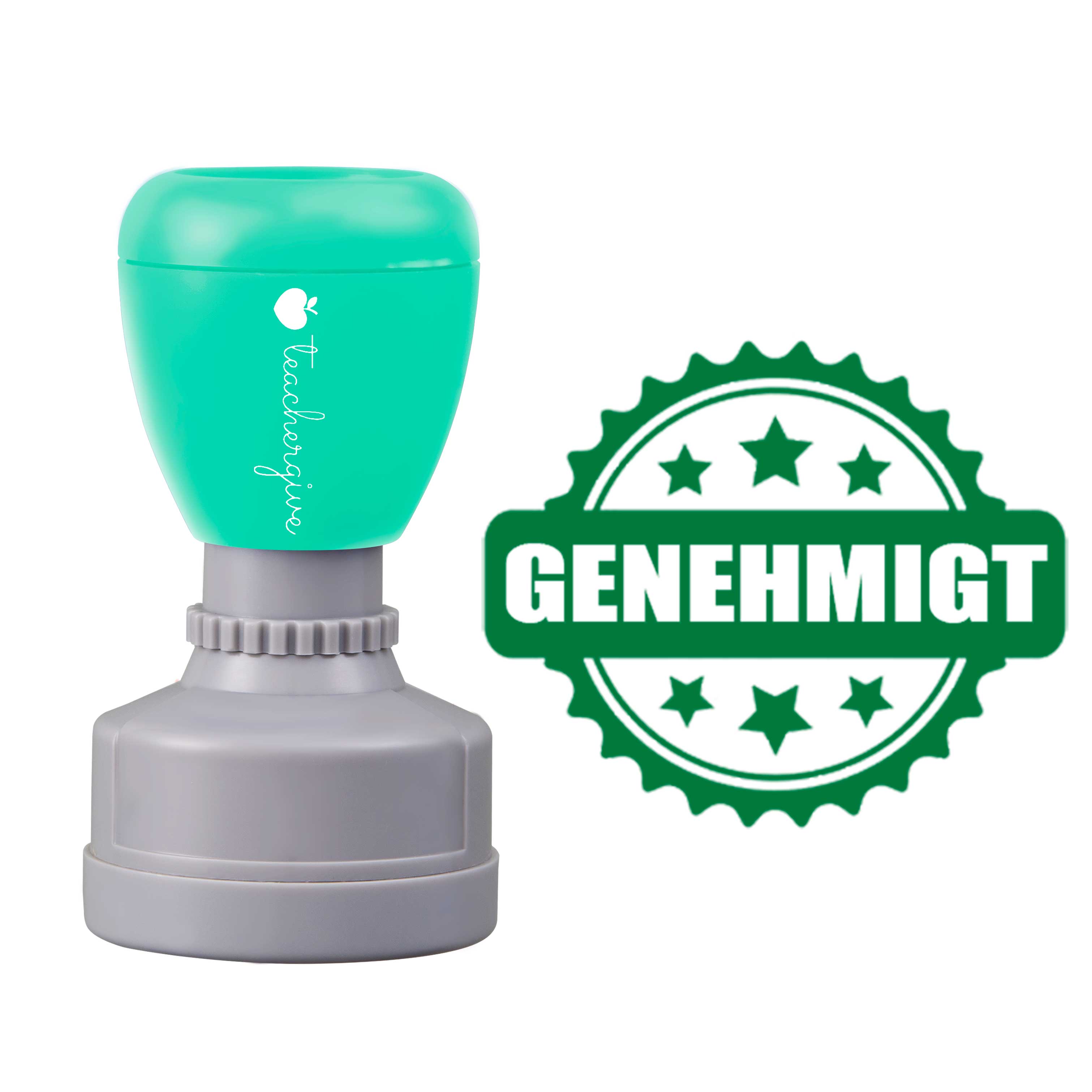 Genehmigt Lehrer Stempel