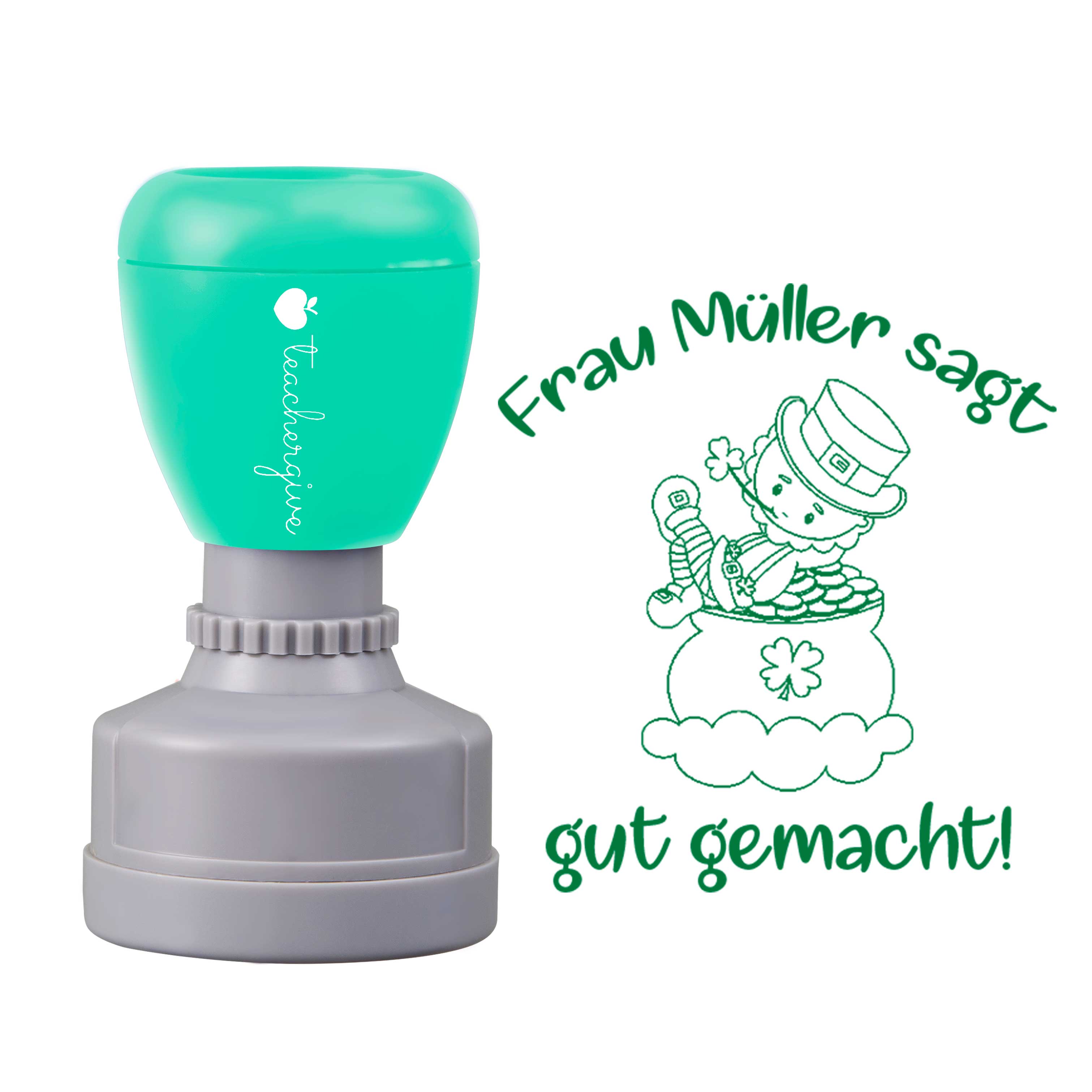 Personalisiert sagt gut gemacht Lehrer Stempel