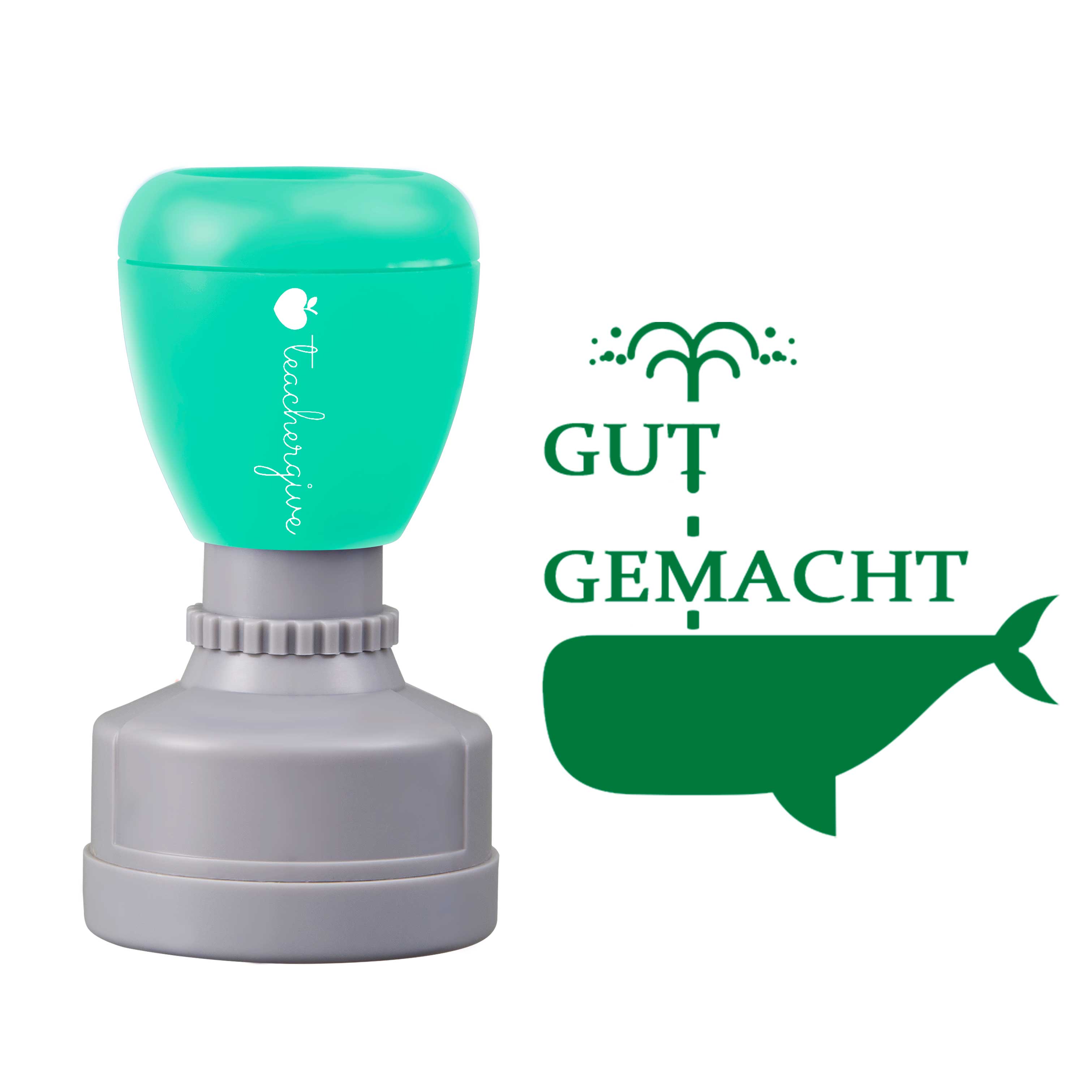 Gut gemacht Lehrer Stempel