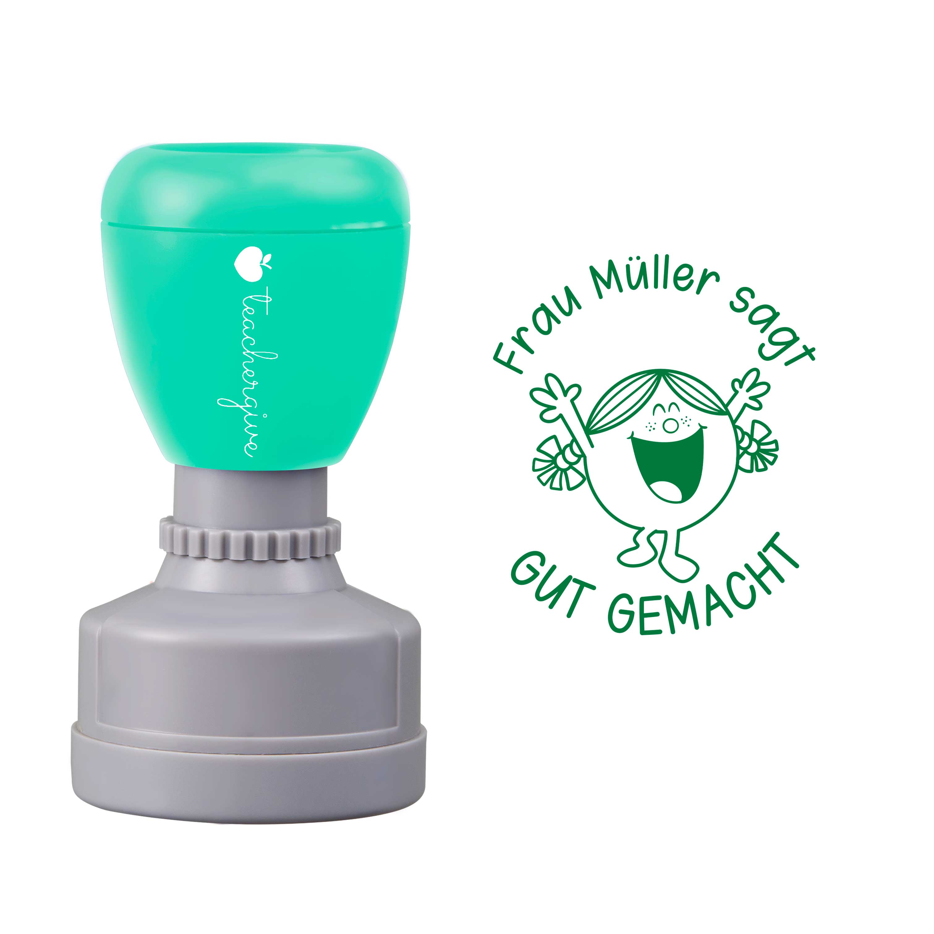 Personalisiert Name Gut Gemacht Lehrer Stempel