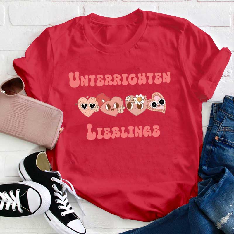 Unterrichten Lieblinge Lehrer T-Shirt