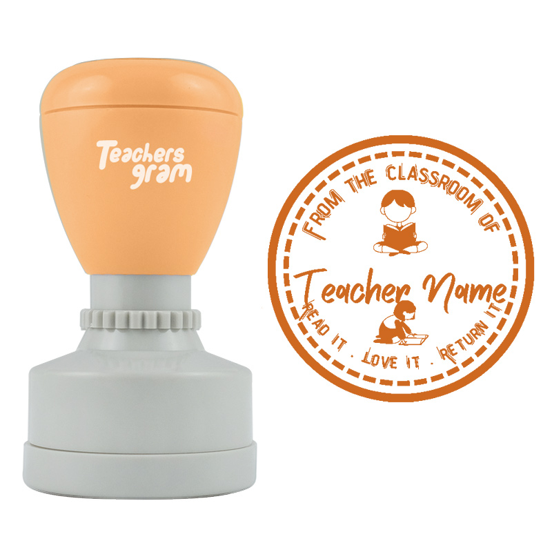 Personalisiert Aus der Lesung im Klassenzimmer Stempel