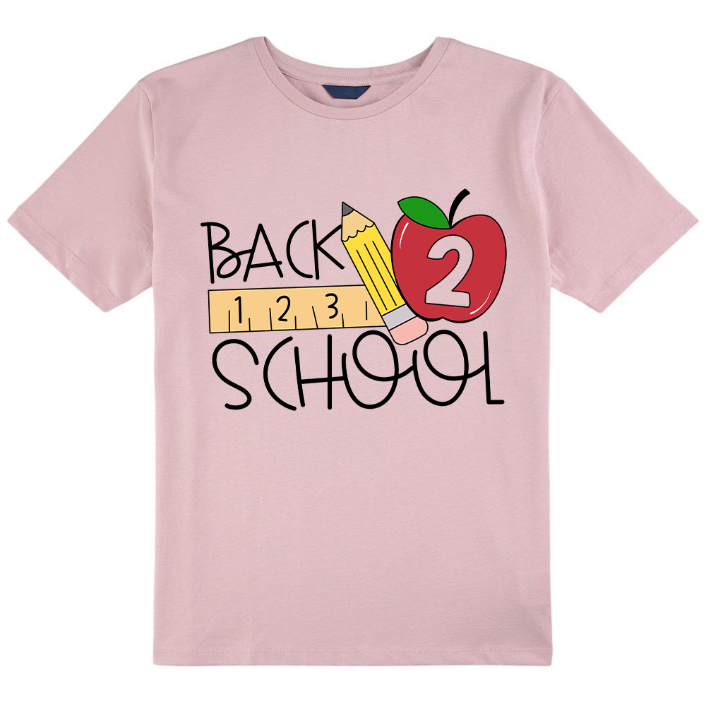 Back School 2 Pencil Kids T-Shirt