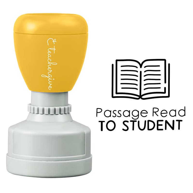 Passage Read To Student Teacher Stamp