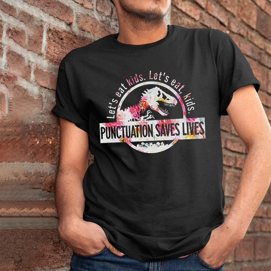 Die farbige Zeichensetzung Lehrer T-Shirt