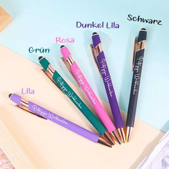 Personalisiert Luxuriöser Sanfte Berührung Lehrer Kugelschreiber