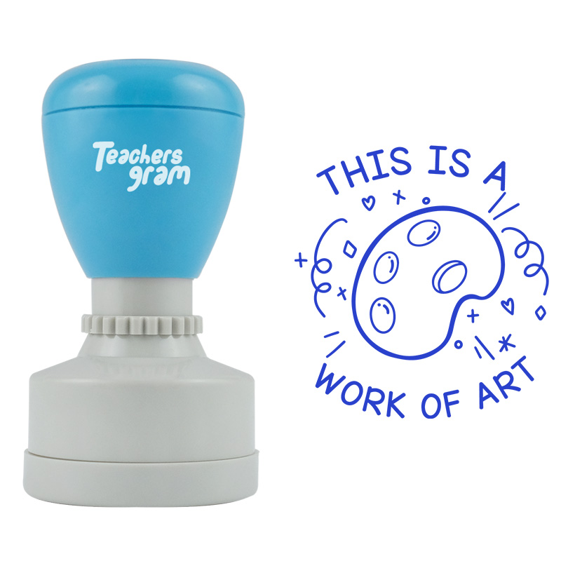 Dies ist ein Kunstwerk Lehrer Stempel