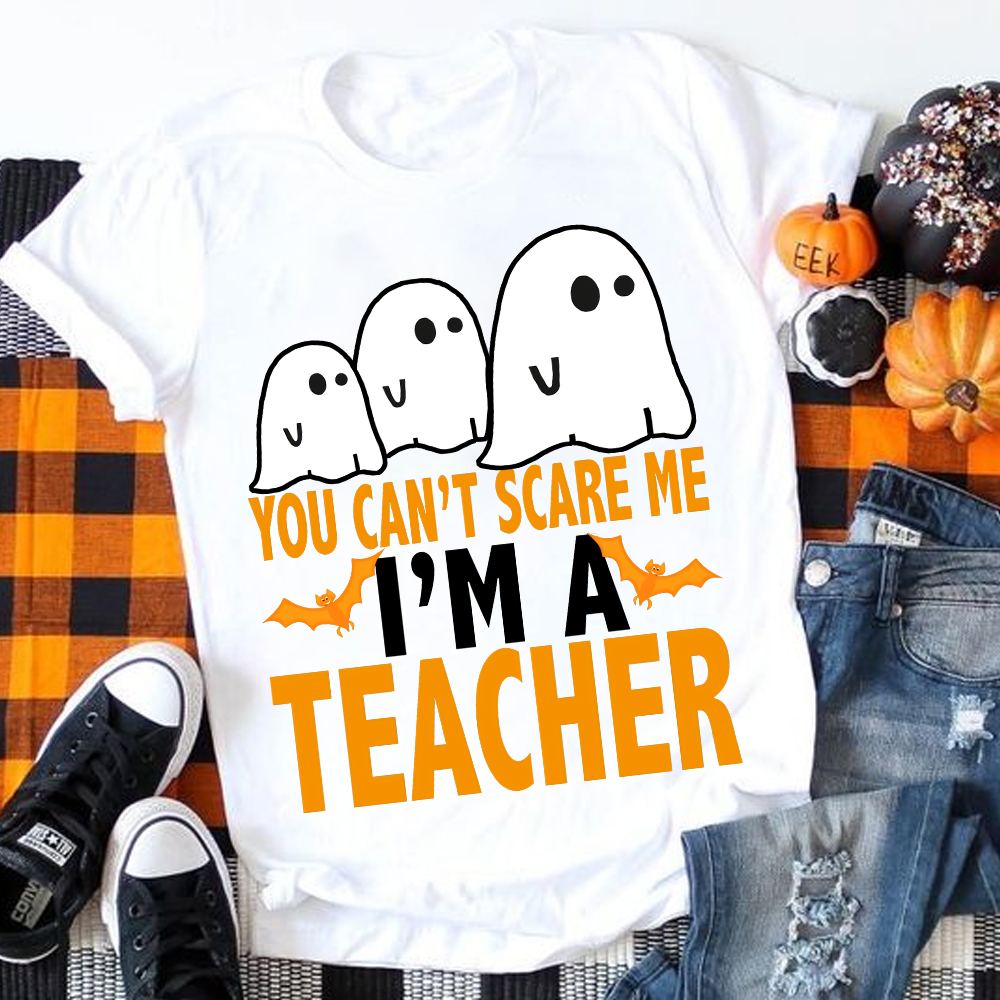 Funny Ghosts You Can't Scare Me T-Shirt