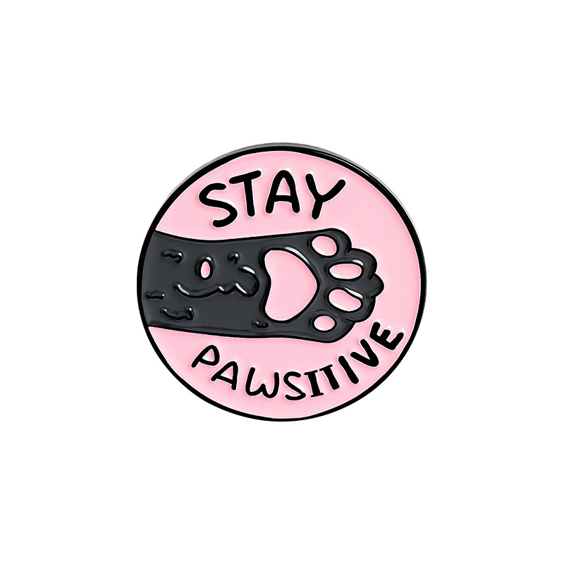 Cartoon süße Katzenklaue Pin-Set
