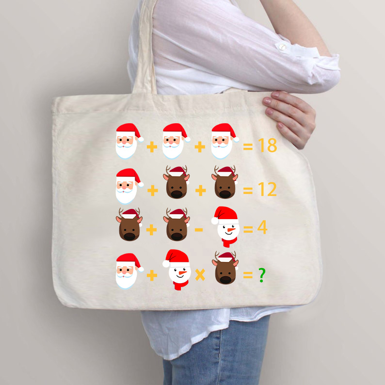 Lustige Mathematik Lehrer Tragetasche mit Reißverschluss