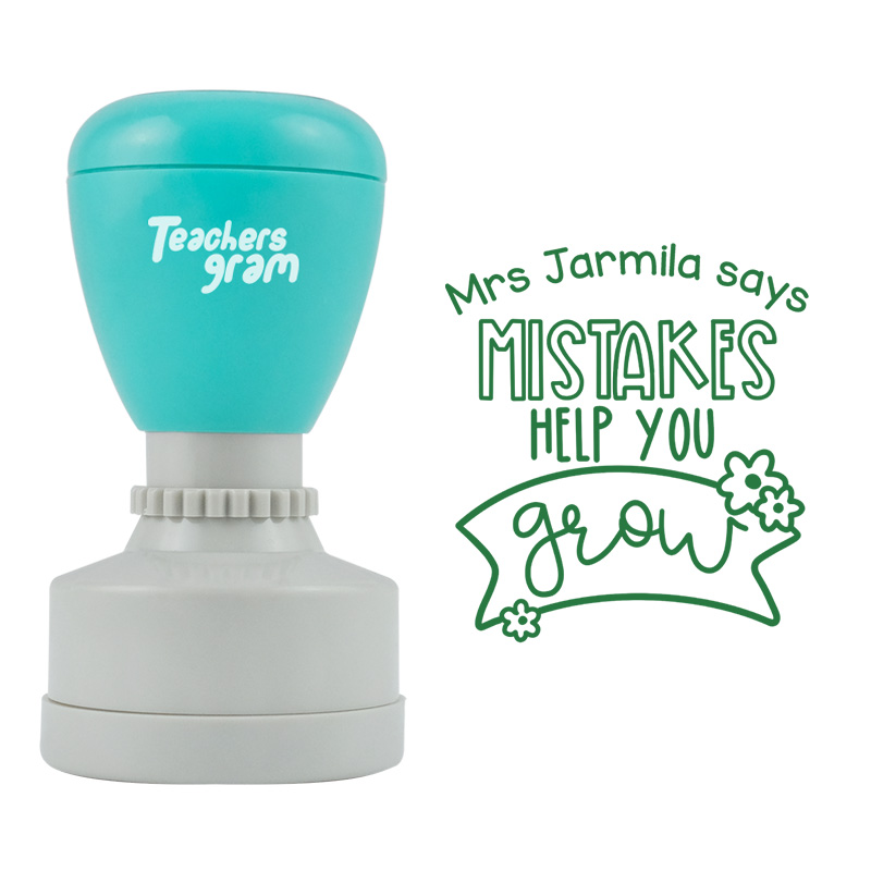 Personalized You Challenged Yourself Teacher Stamp