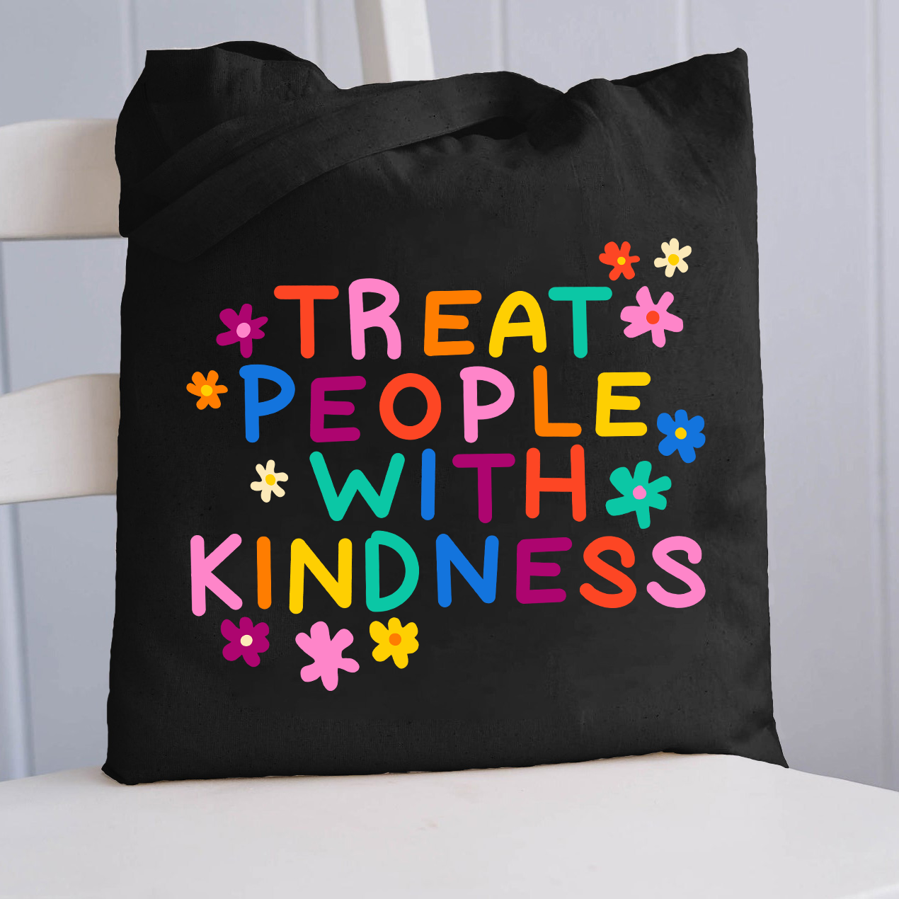 Treat People With Kindness Tote Bag