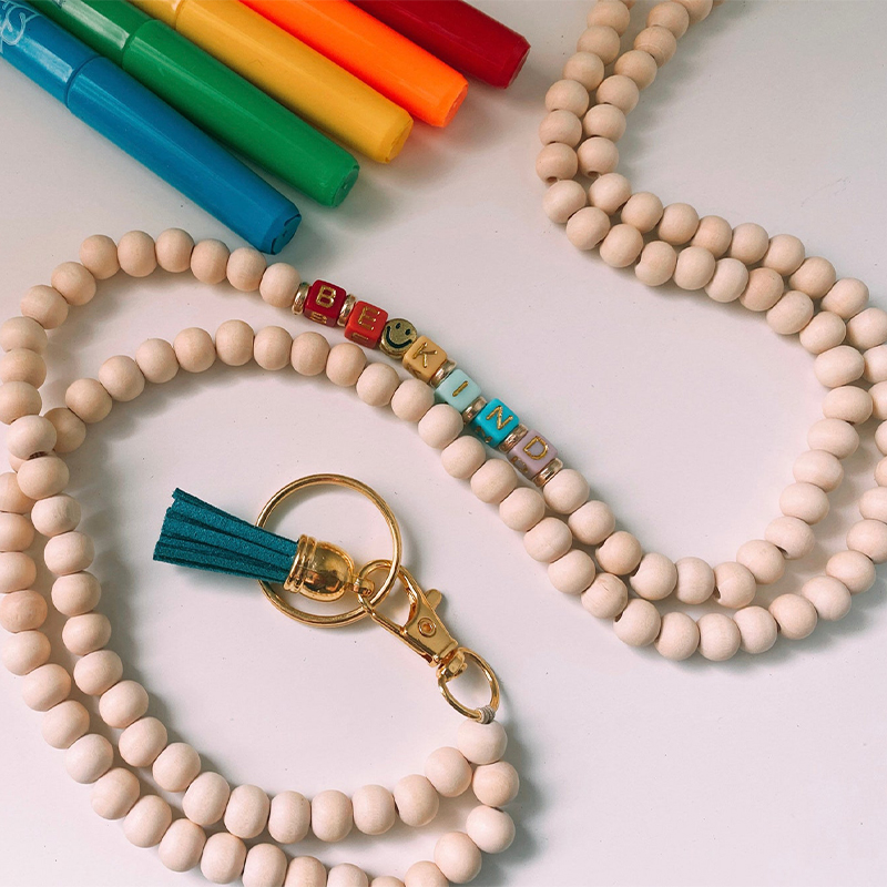 Personalized Traditional Rainbow Lanyard