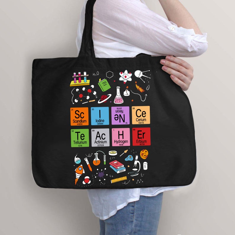 Naturwissenschaft Reißverschluss Lehrer Tasche