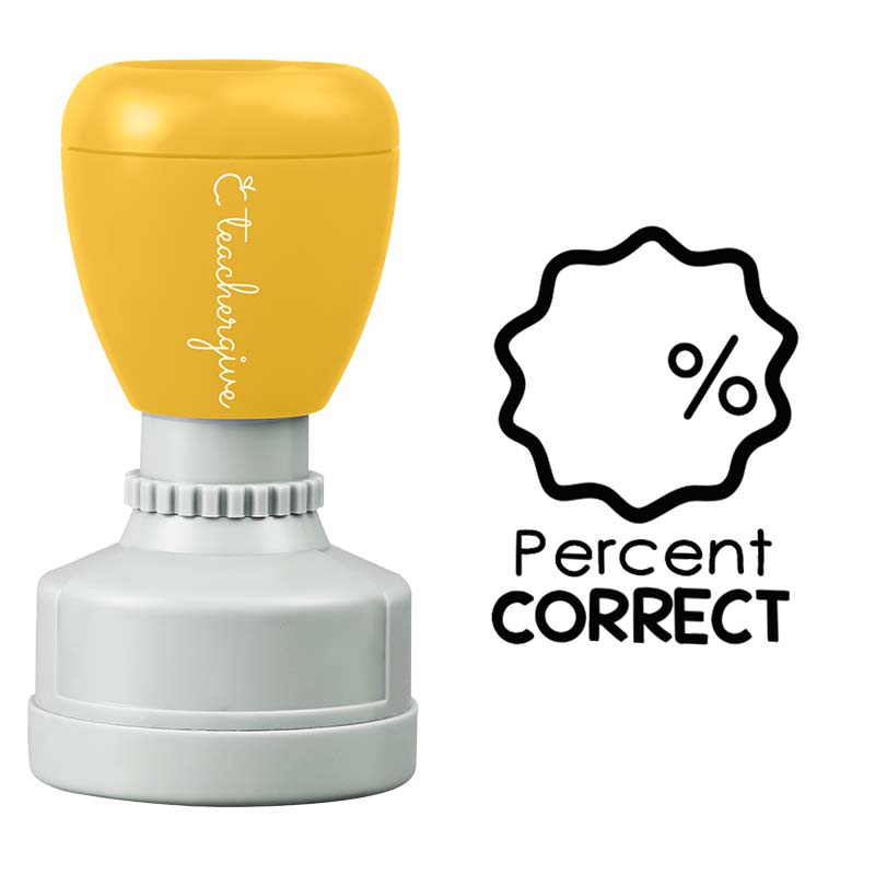 Percent Correct Teacher Stamp