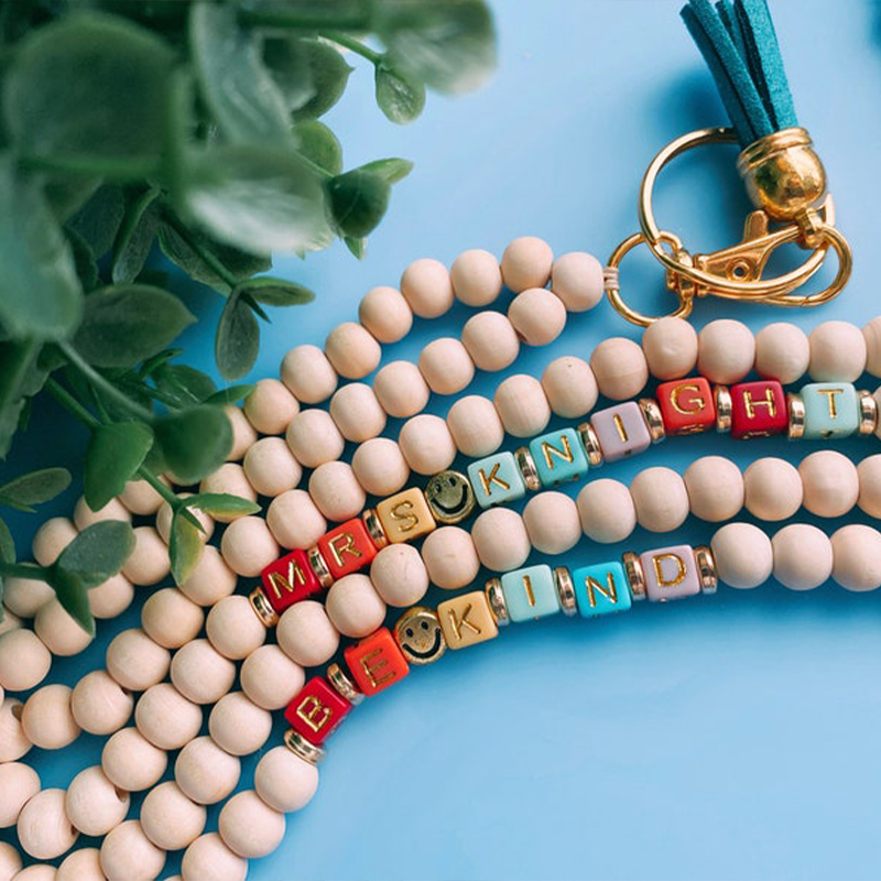 Personalized Traditional Rainbow Lanyard