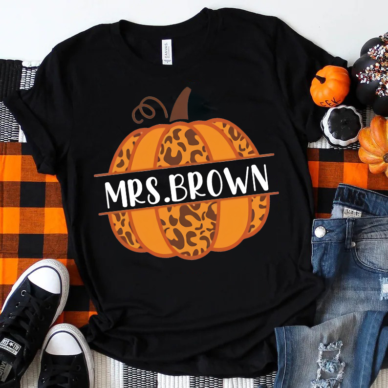 Personalized Pumpkin T-Shirt