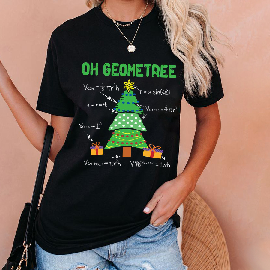 Oh Geometree Christmas T-Shirt