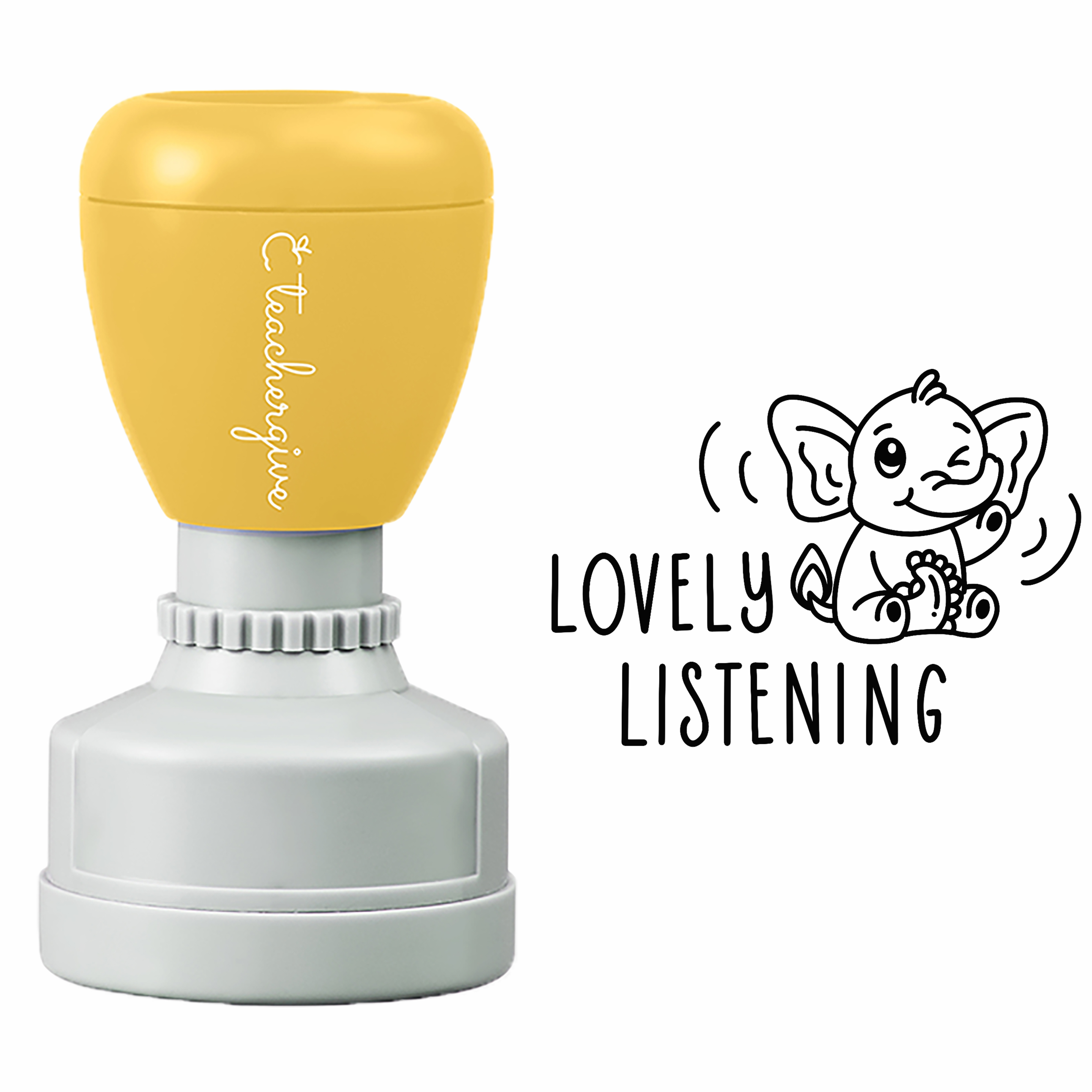 Lovely Listening Stamp