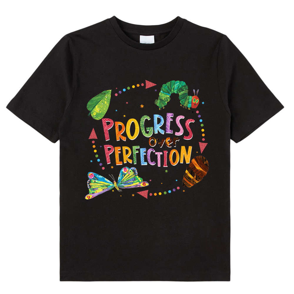 Progress Over Perfection Kids T-Shirt