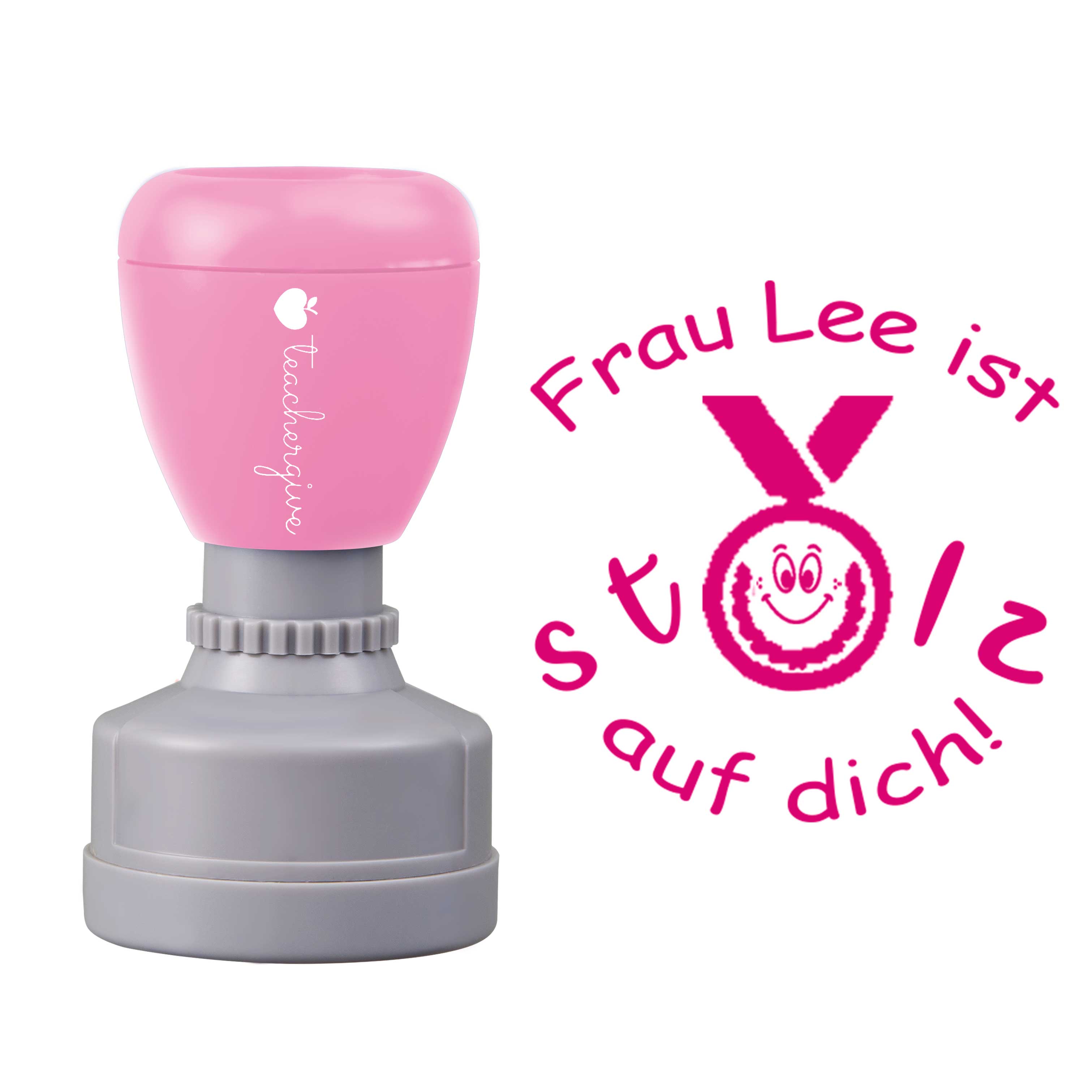 Personalisiert Stolz Auf Dich Lehrer Stempel