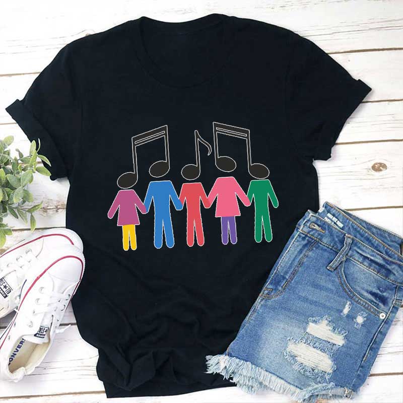 Musik Freundschaft Lehrer T-Shirt