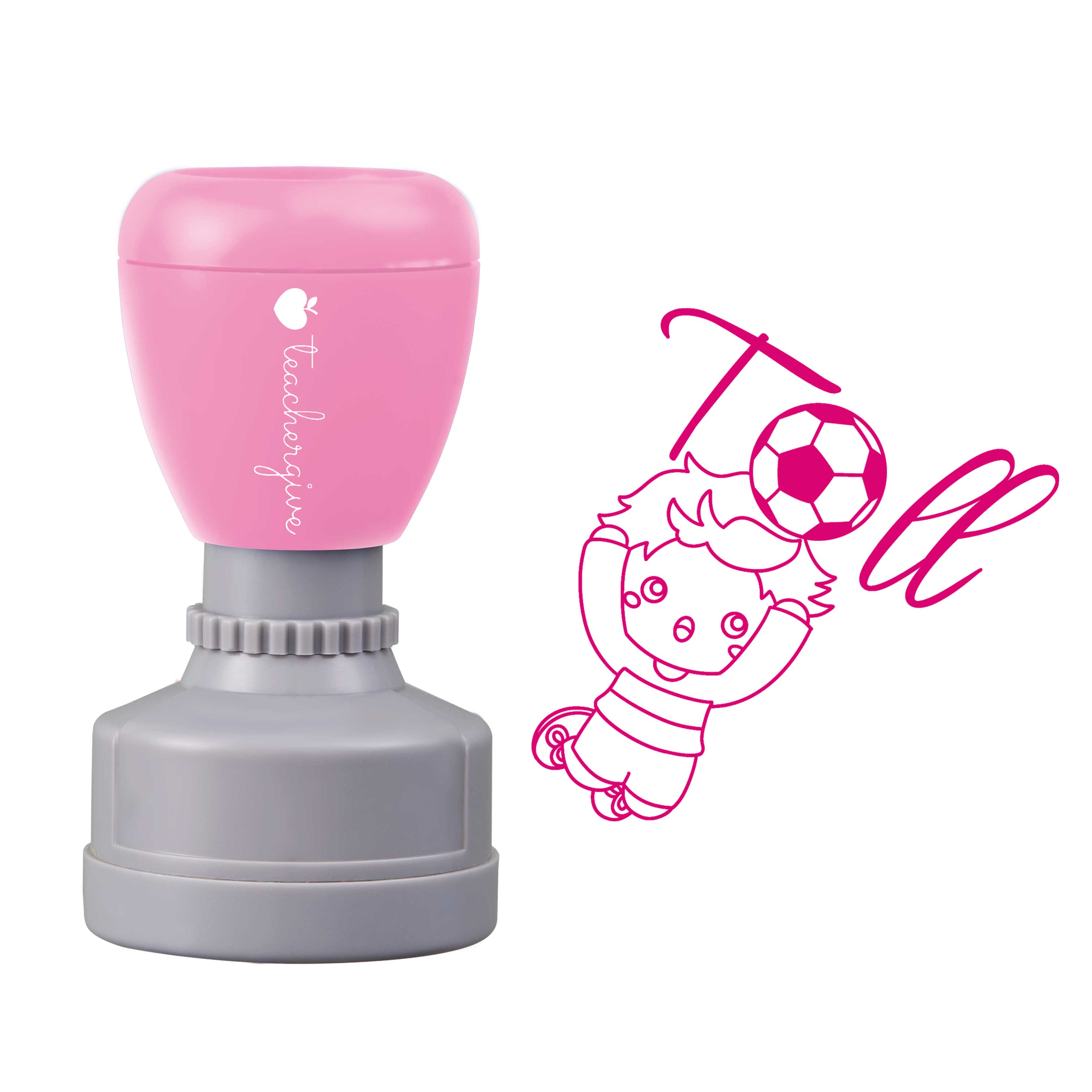 Toll Fußball Lehrer Stempel