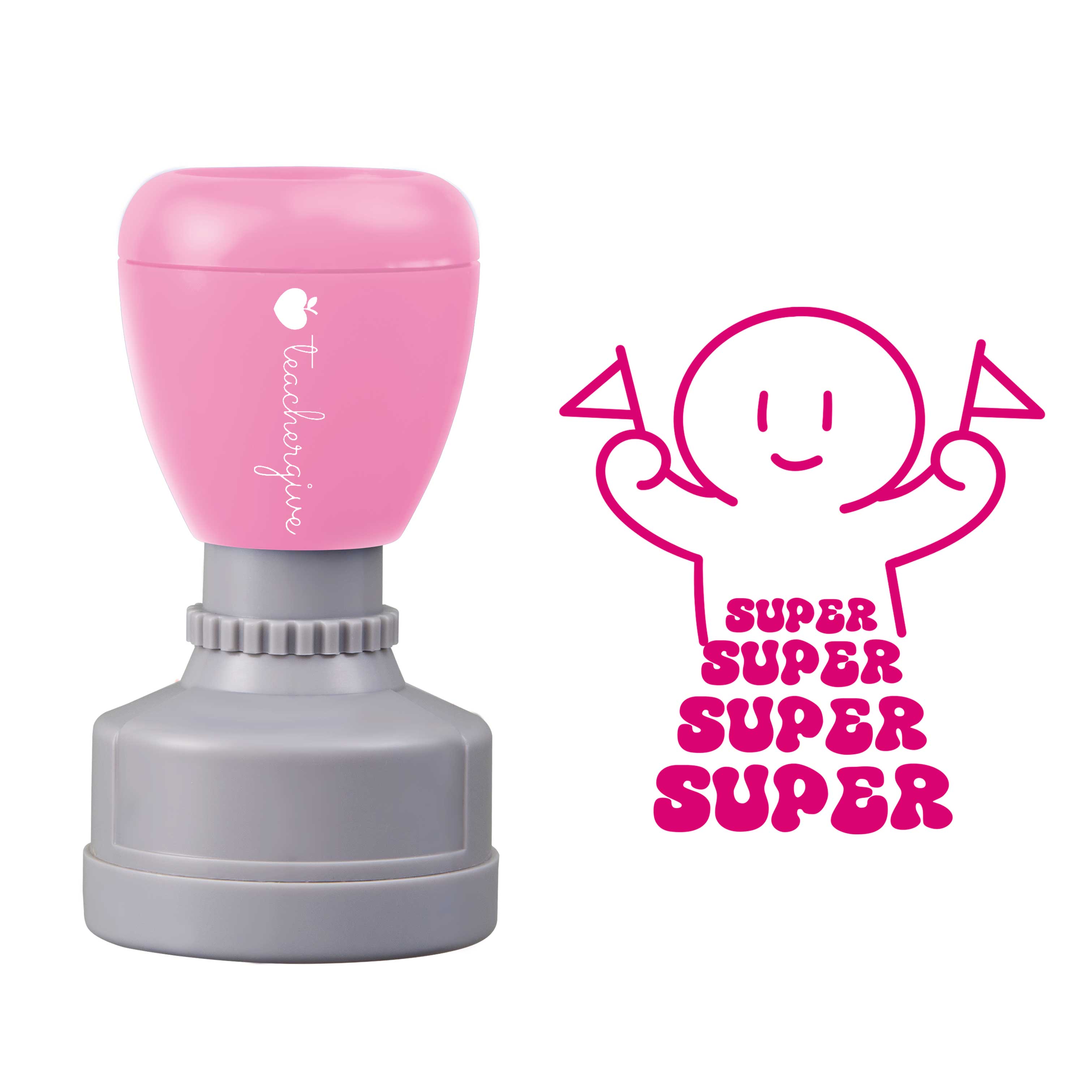 Super Super Super Lehrer Stempel
