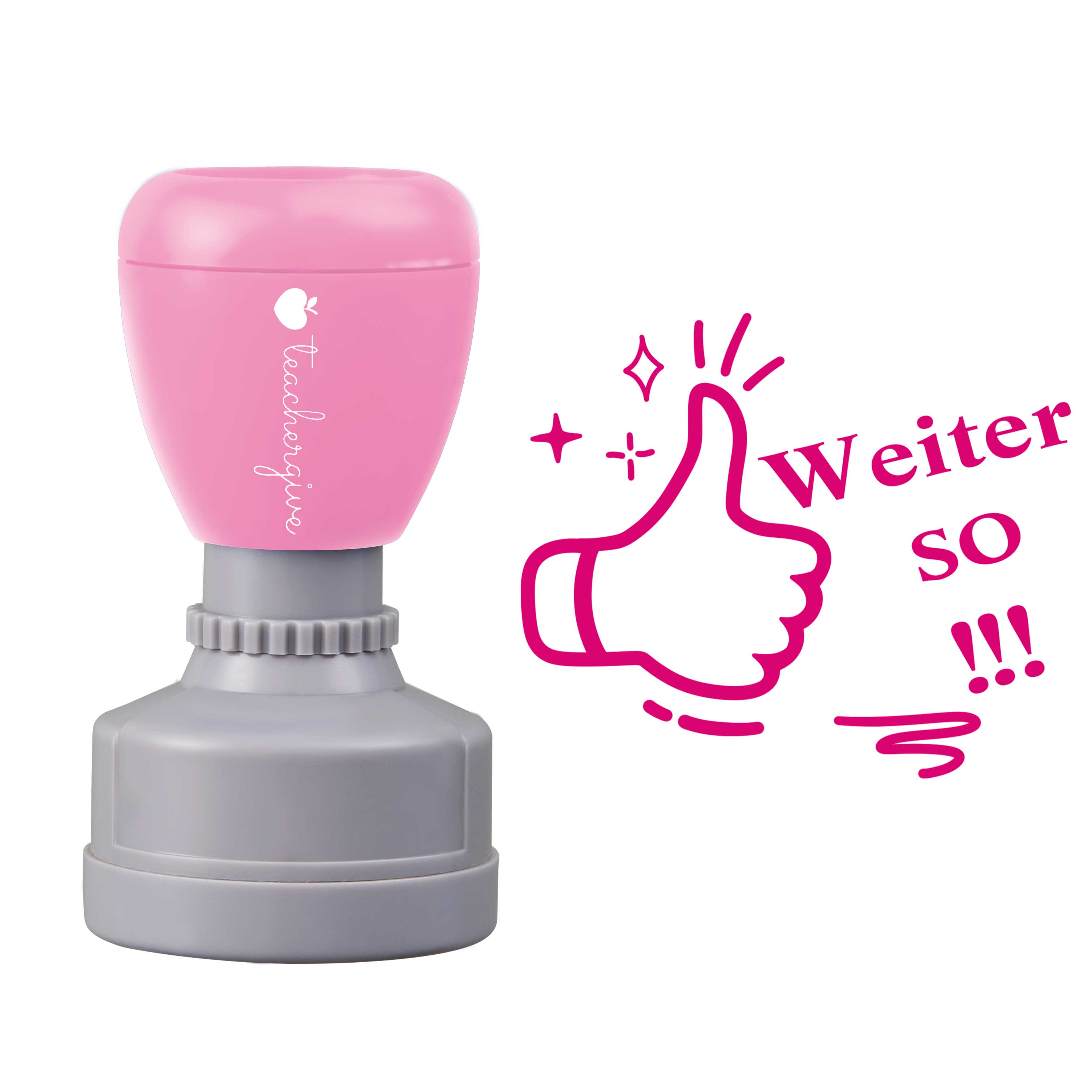 Weiter So Lehrer Stempel