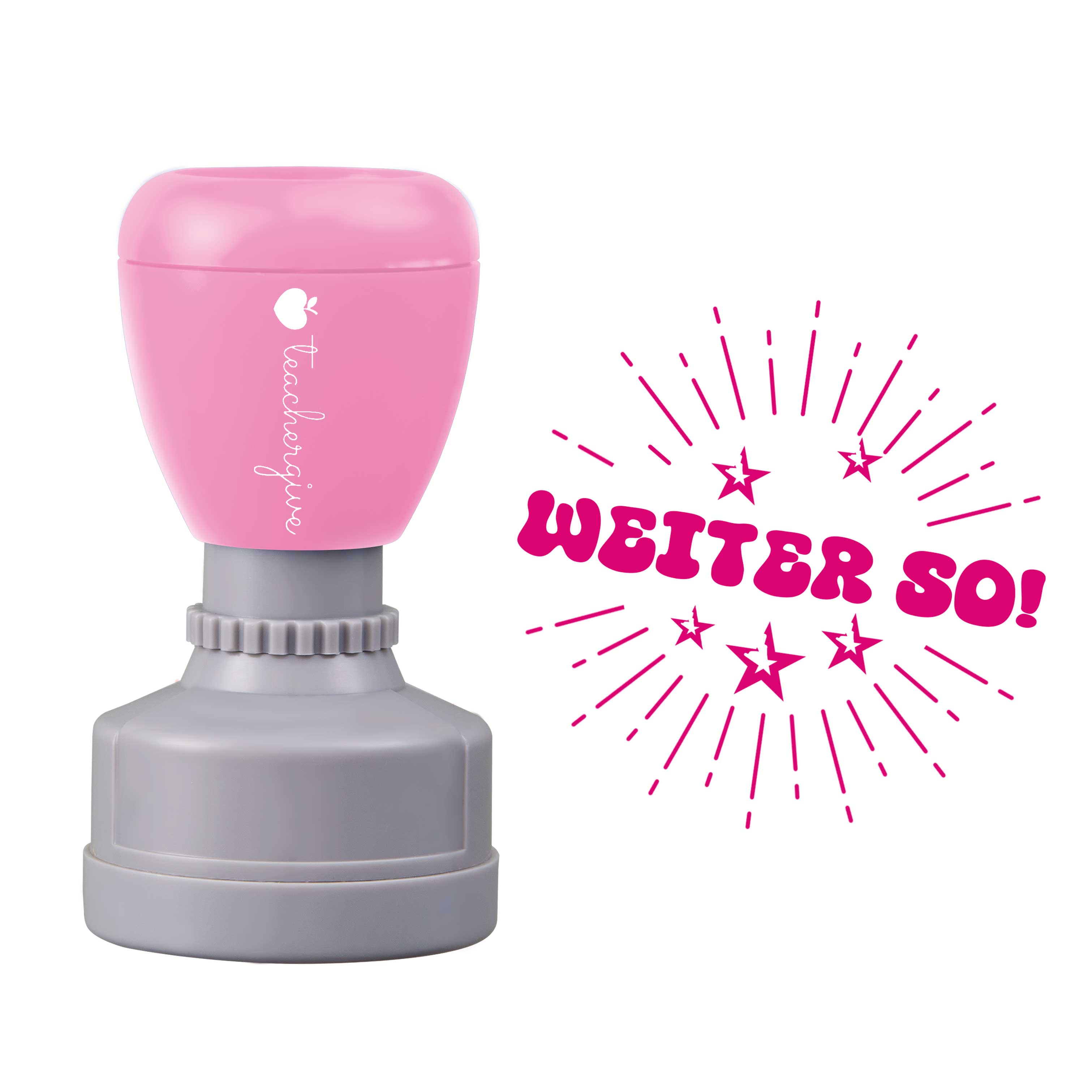 Weiter So Lehrer Stempel