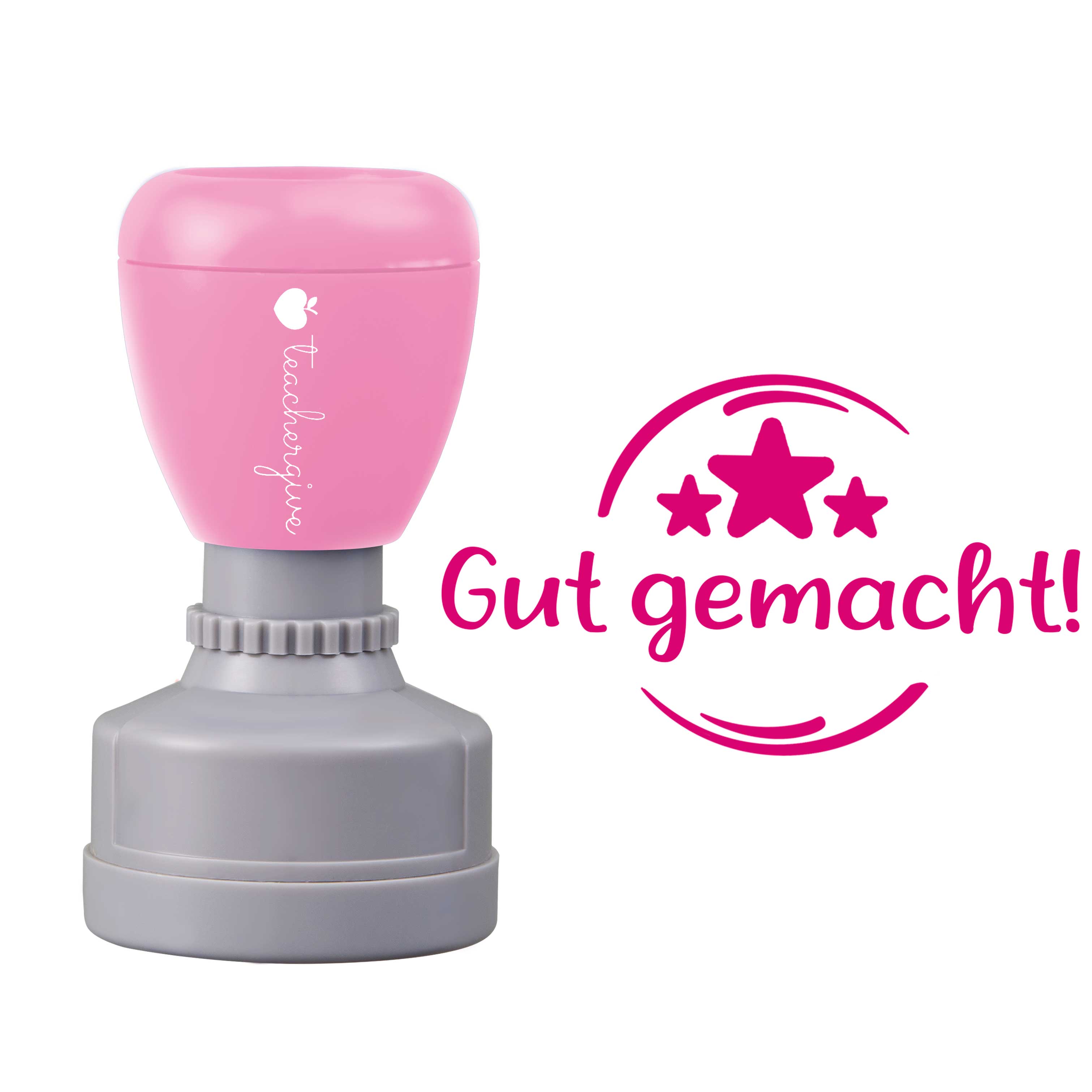 Gut gemacht Lehrer Stempel