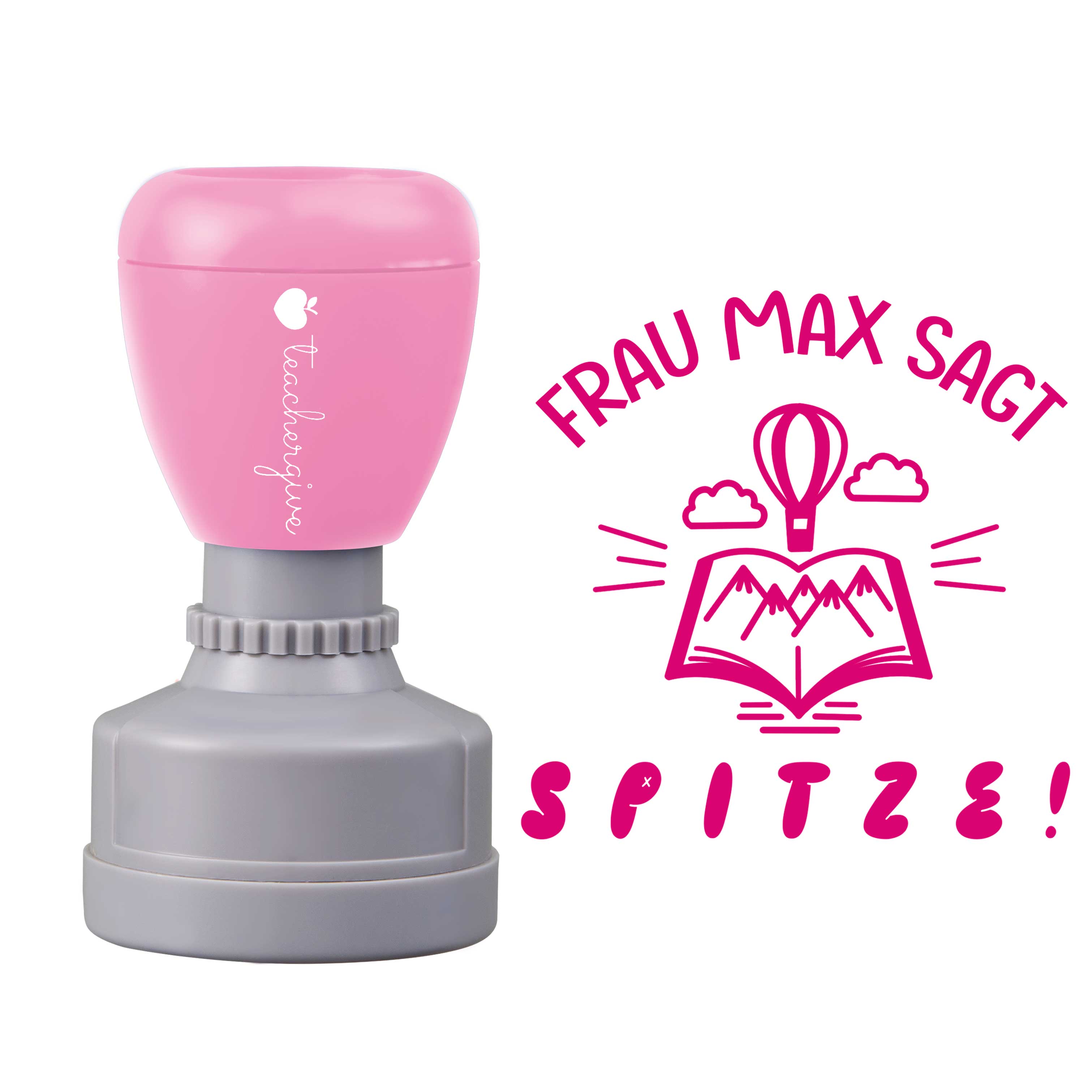 Personalisiert Sagt Spitze Lehrer Stempel