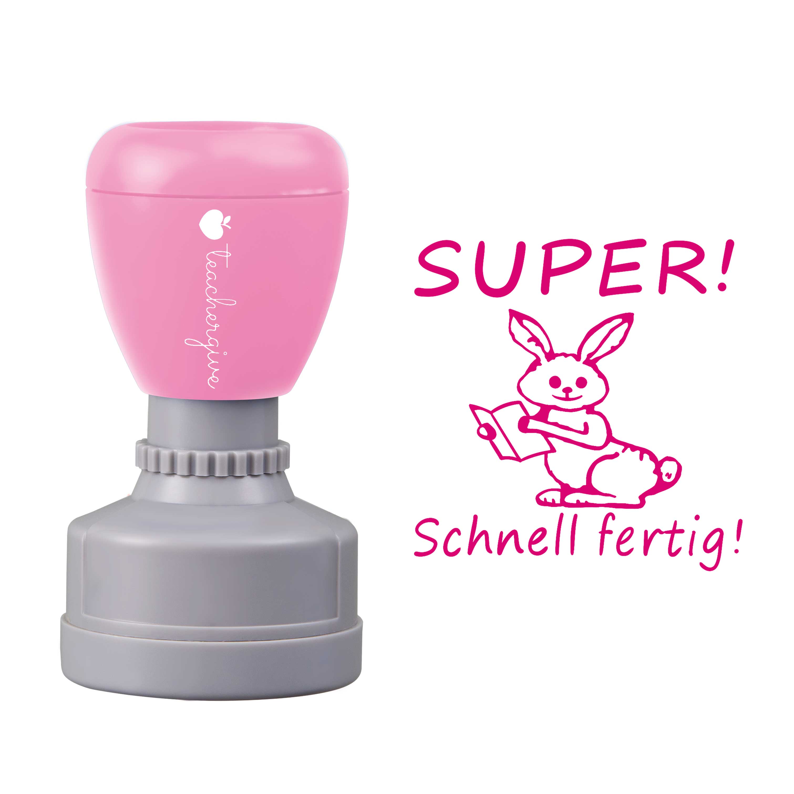 Super Schnell Fertig Lehrer Stempel