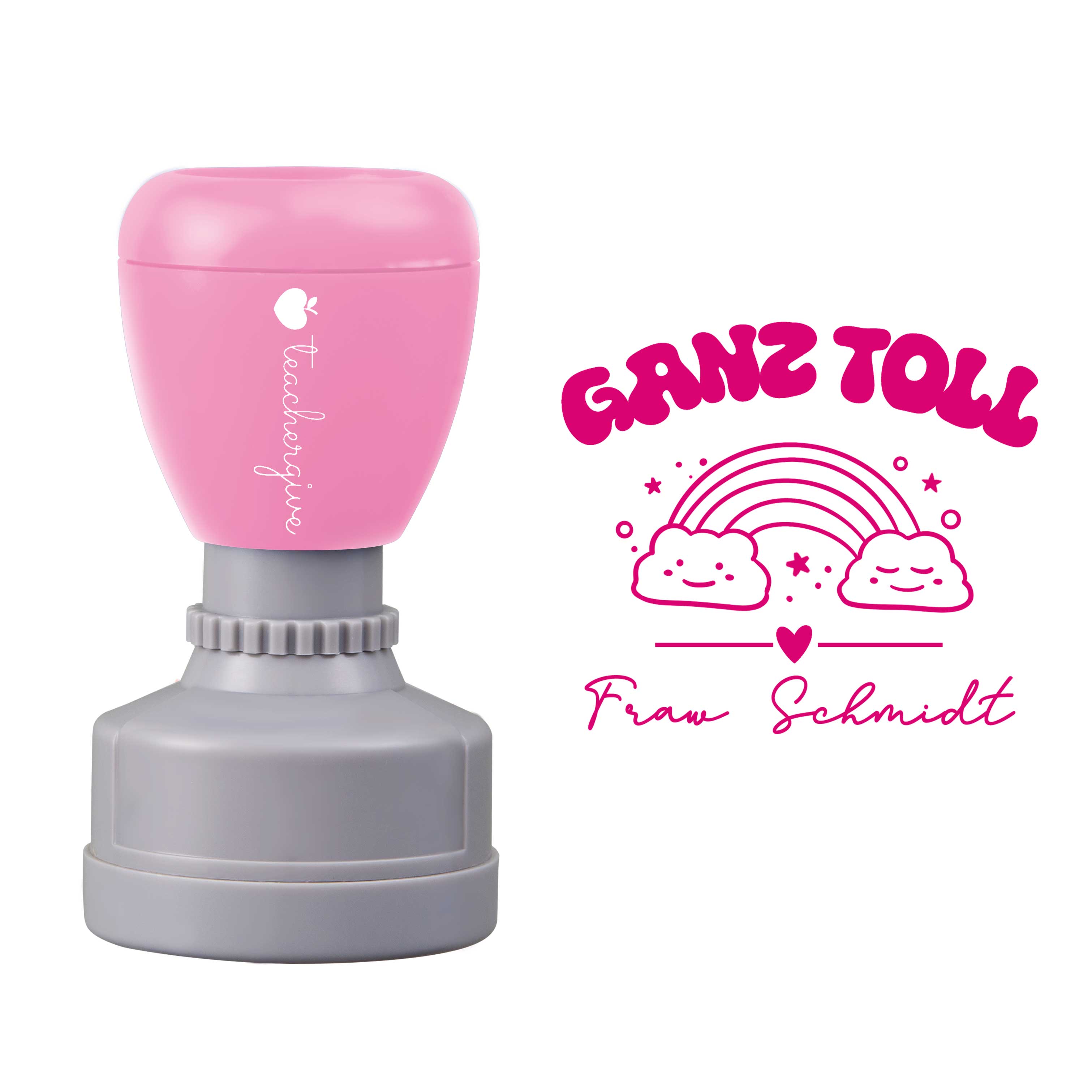 Personalisiert Ganz Toll Lehrer Stempel