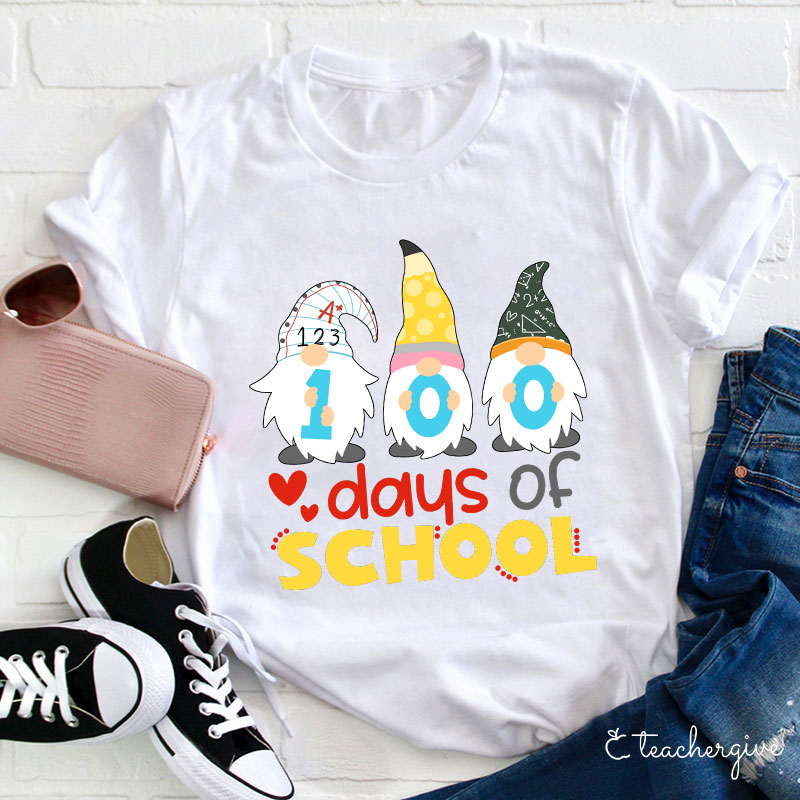 100 Days Of School Teacher T-Shirt