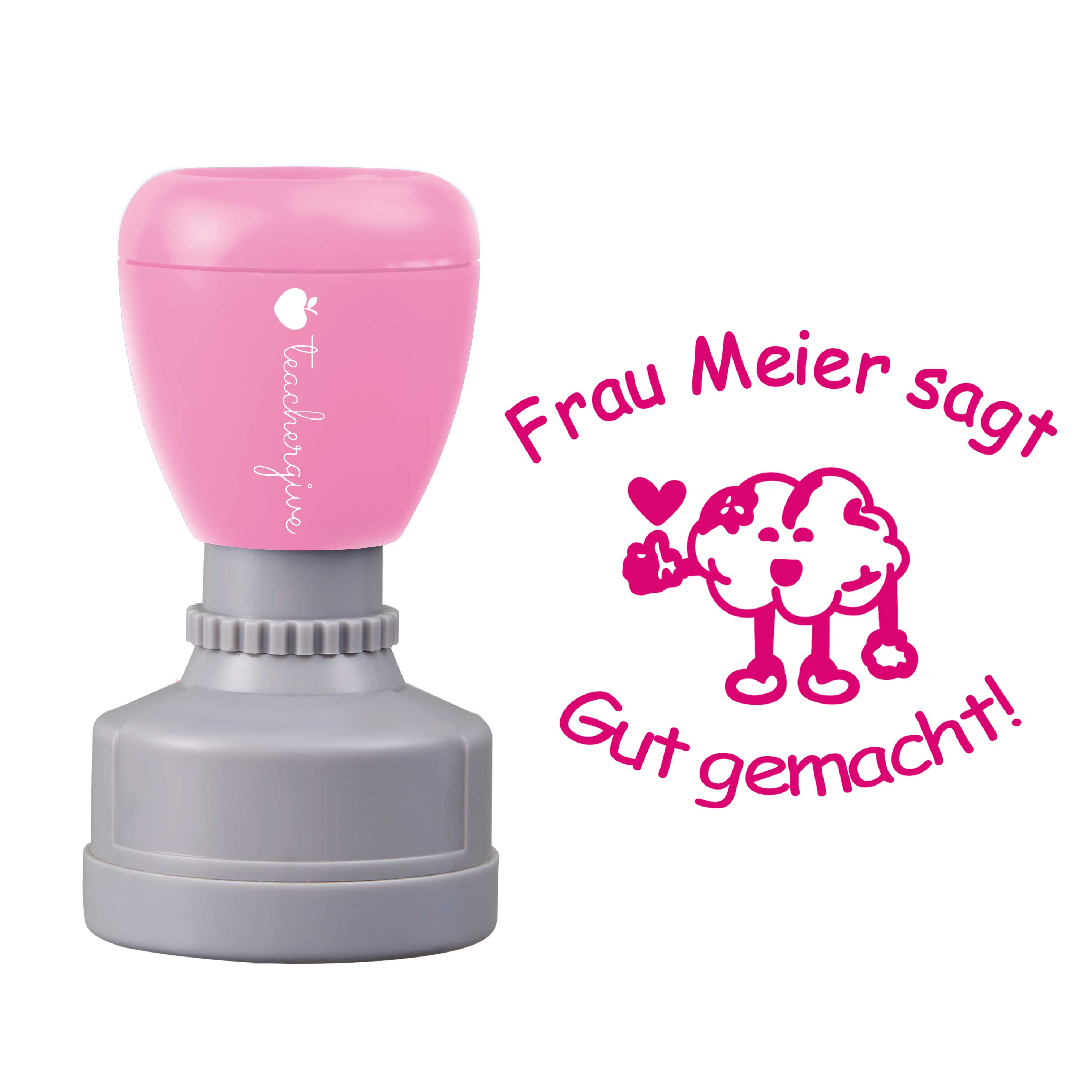 Personalisiert Gut Gemacht Lehrer Stempel