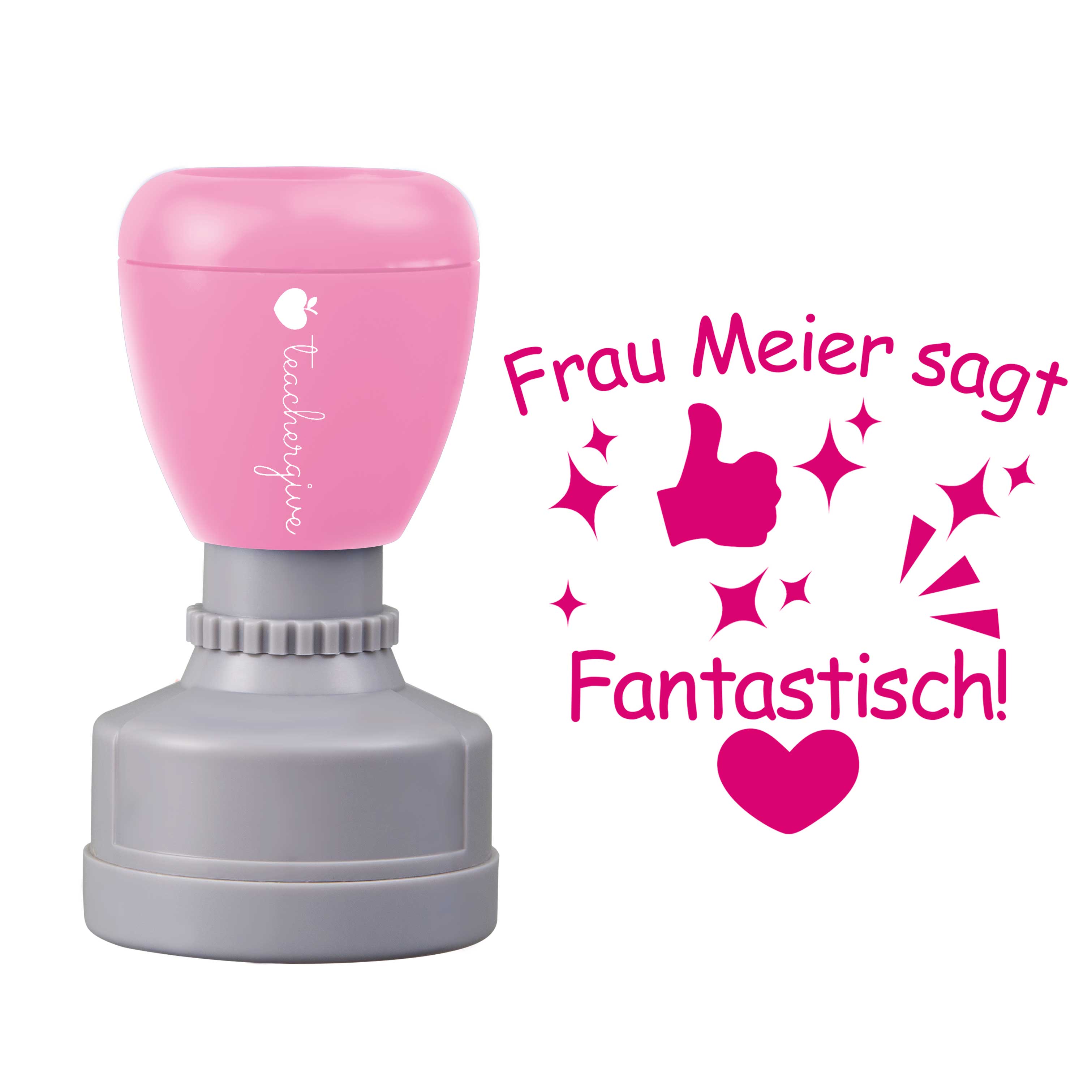 Personalisiert Die Lehrerin Sagt Fantastisch Lehrer Stempel
