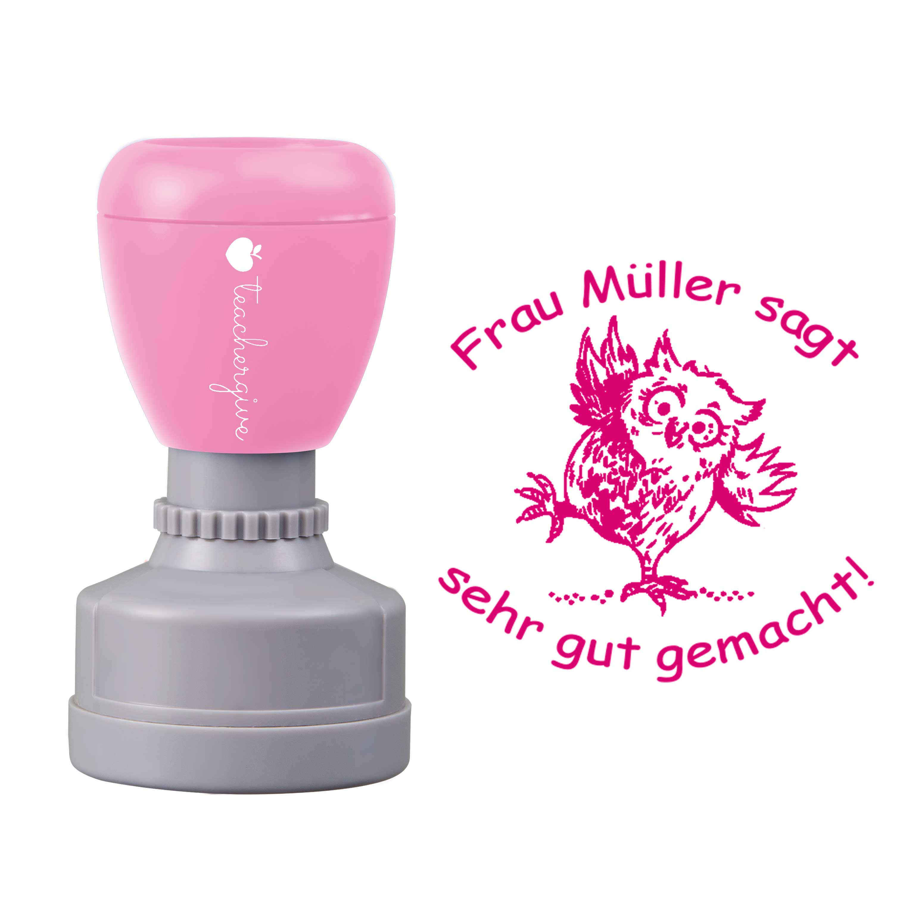 Personalisiert sagt sehr gut gemacht Lehrer Stempel