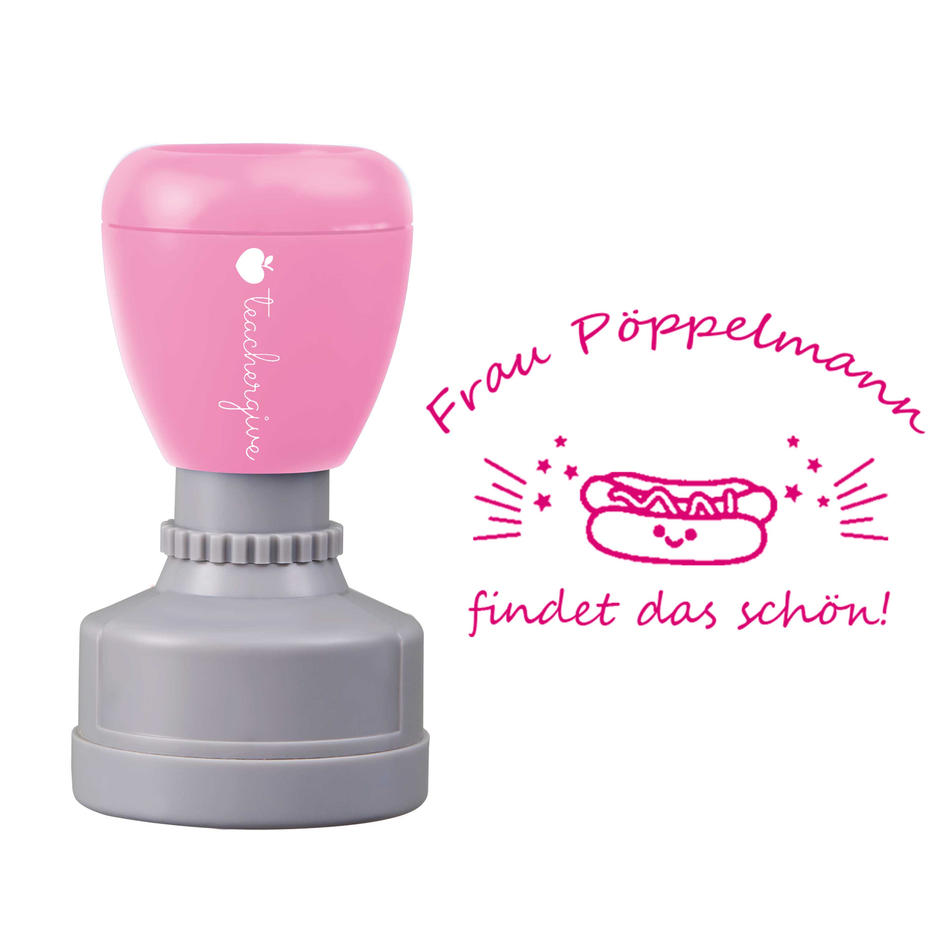 Personalisiert Findet Das Schön Lehrer Stempel