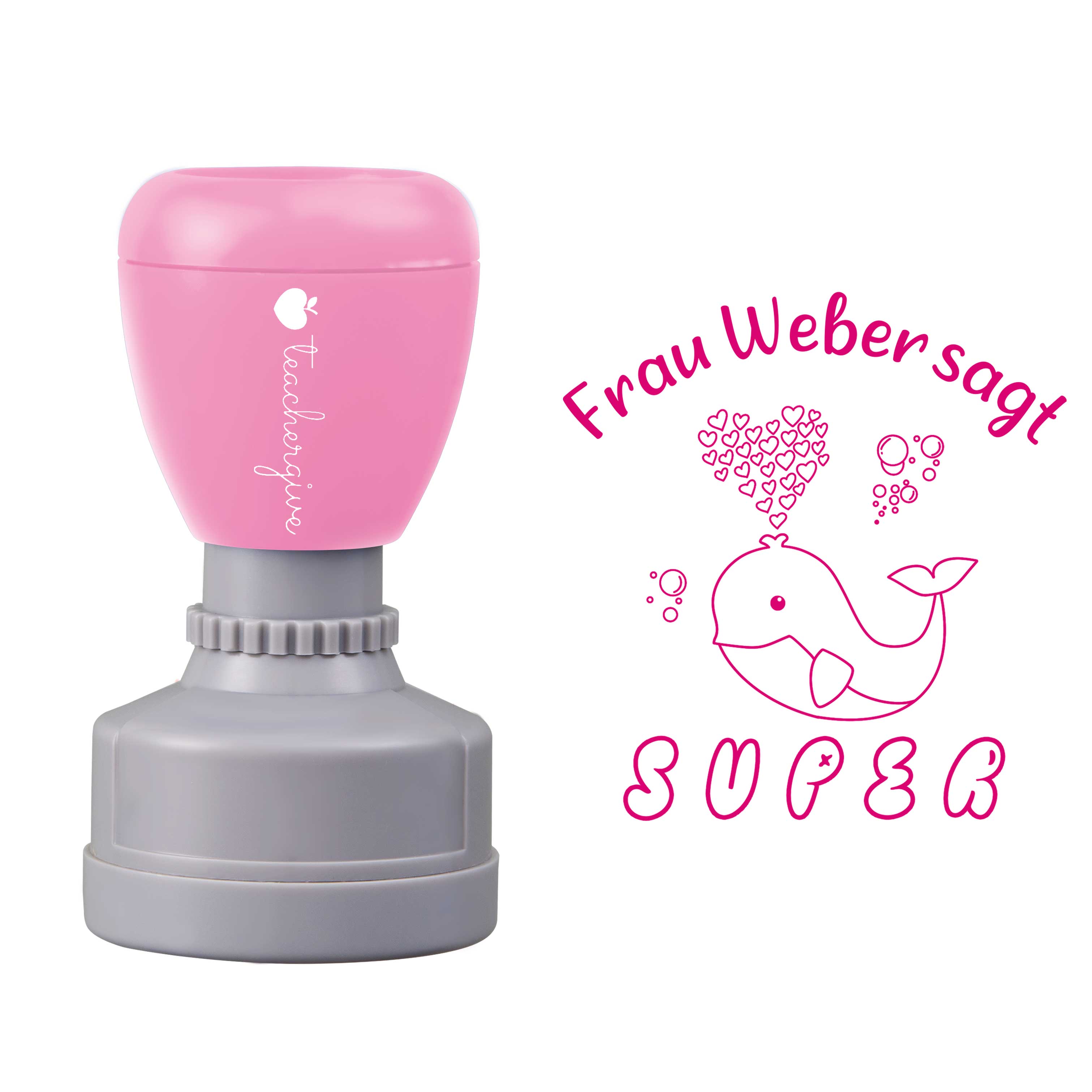 Personalisiert Super Lehrer Stempel